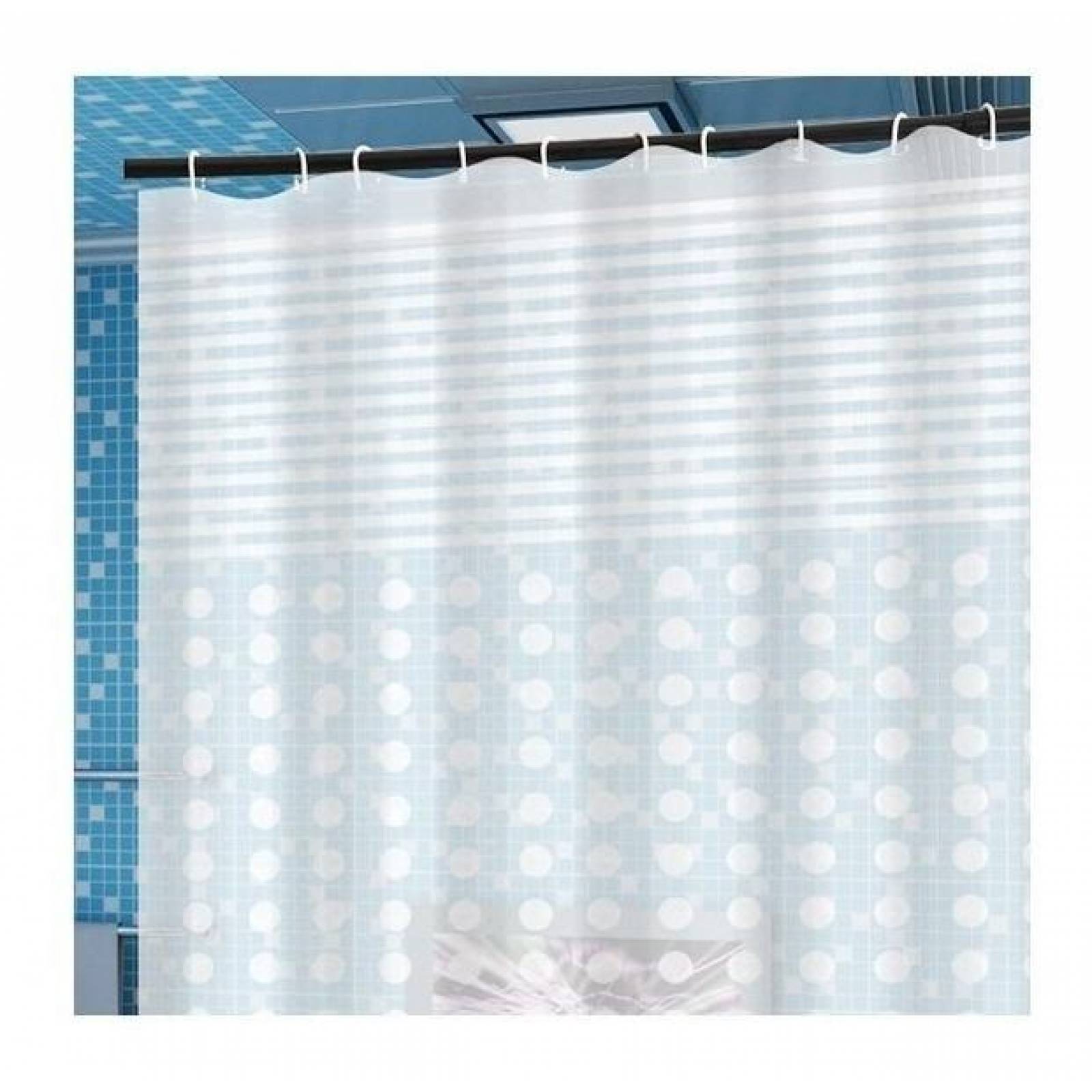 Cortina Para Baño Eva Frosted Light 1.80 X 1.80 