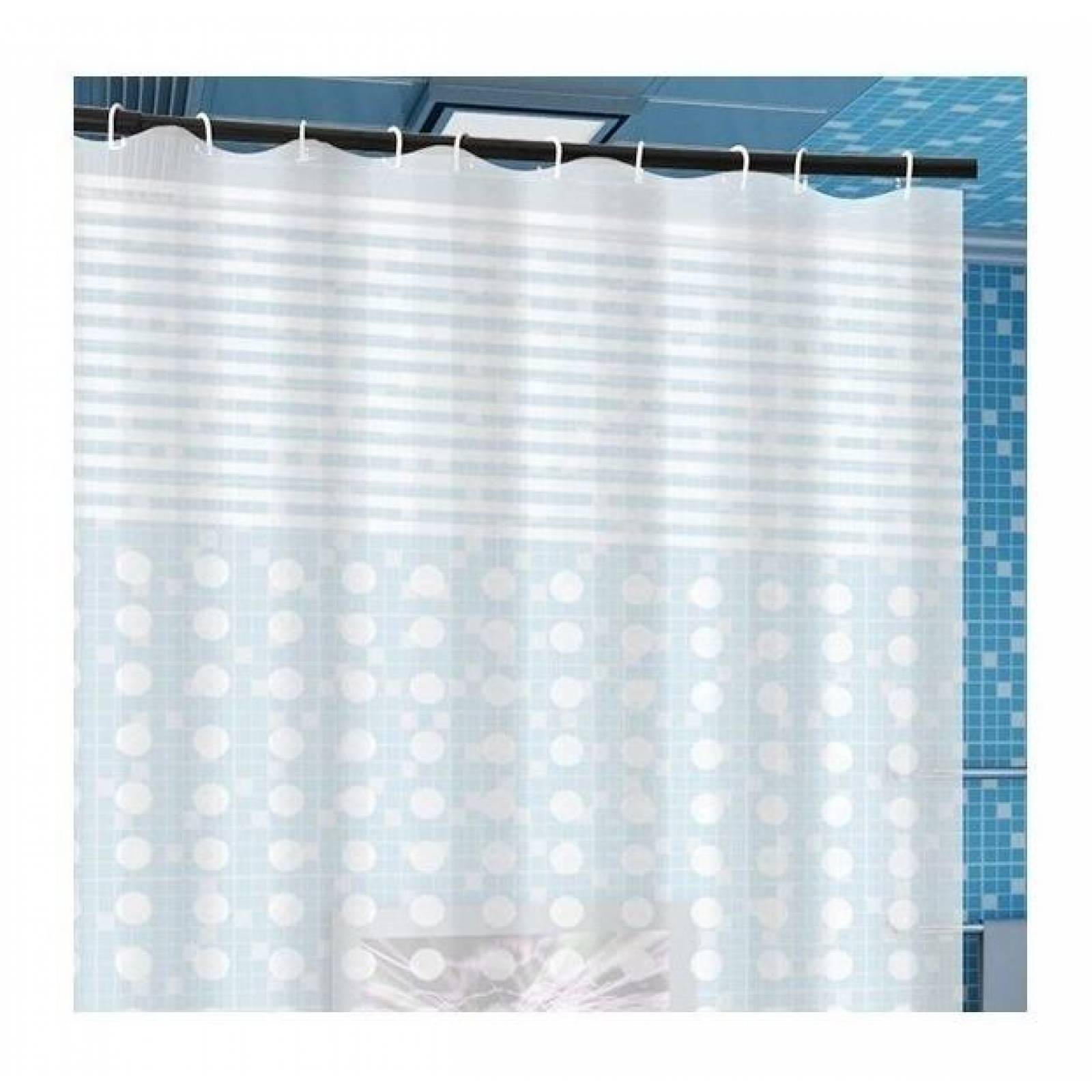 Cortina Para Baño Eva Frosted Light 1.80 X 1.80 