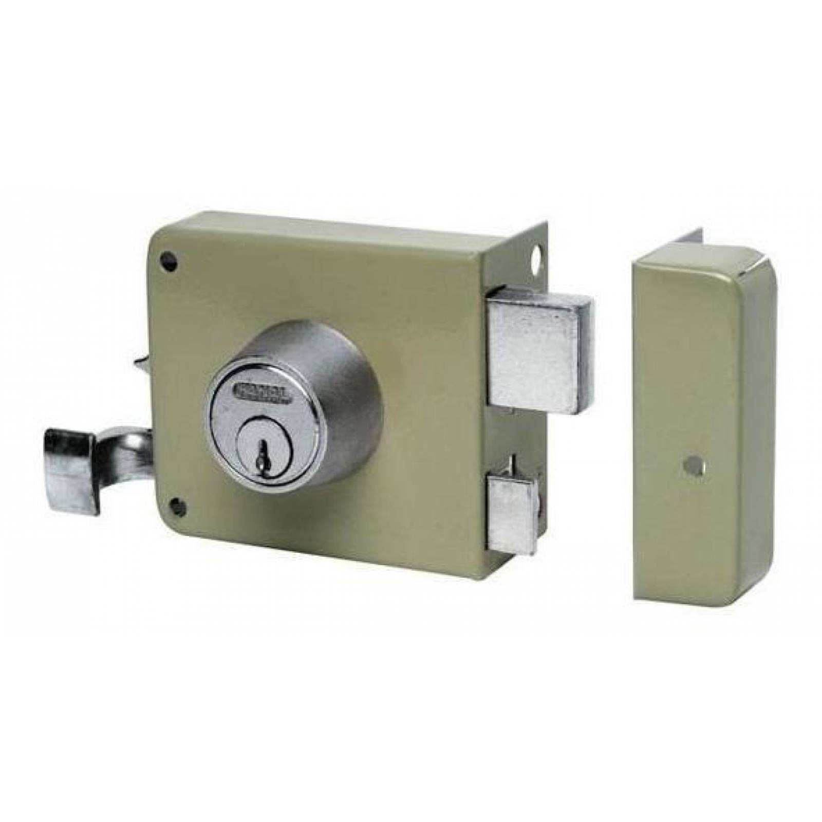 Cerradura Sobreponer 175 Tradicional Izquierda Beige 