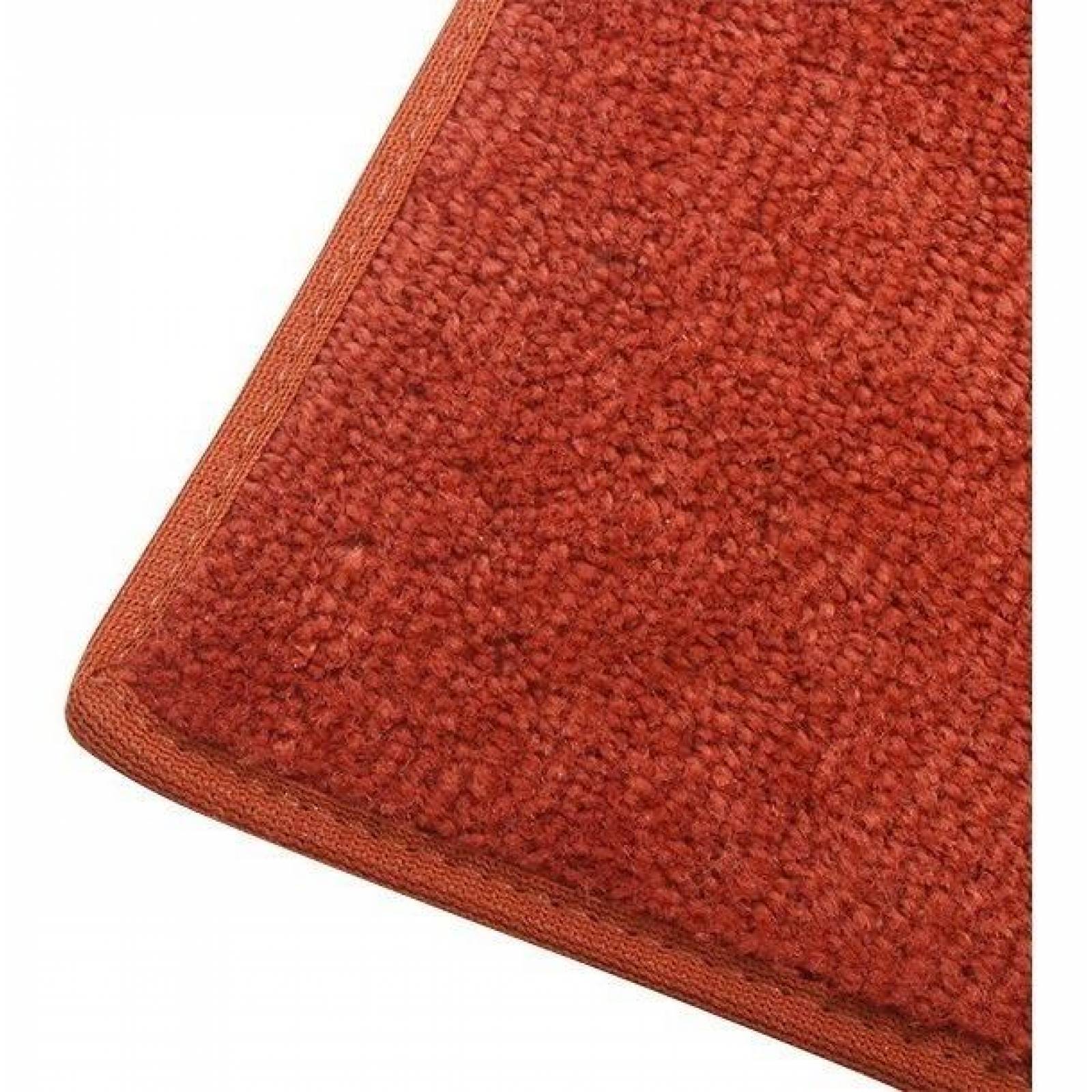 Tapete Rectangular Color Marrron 60 X 90 Cm 