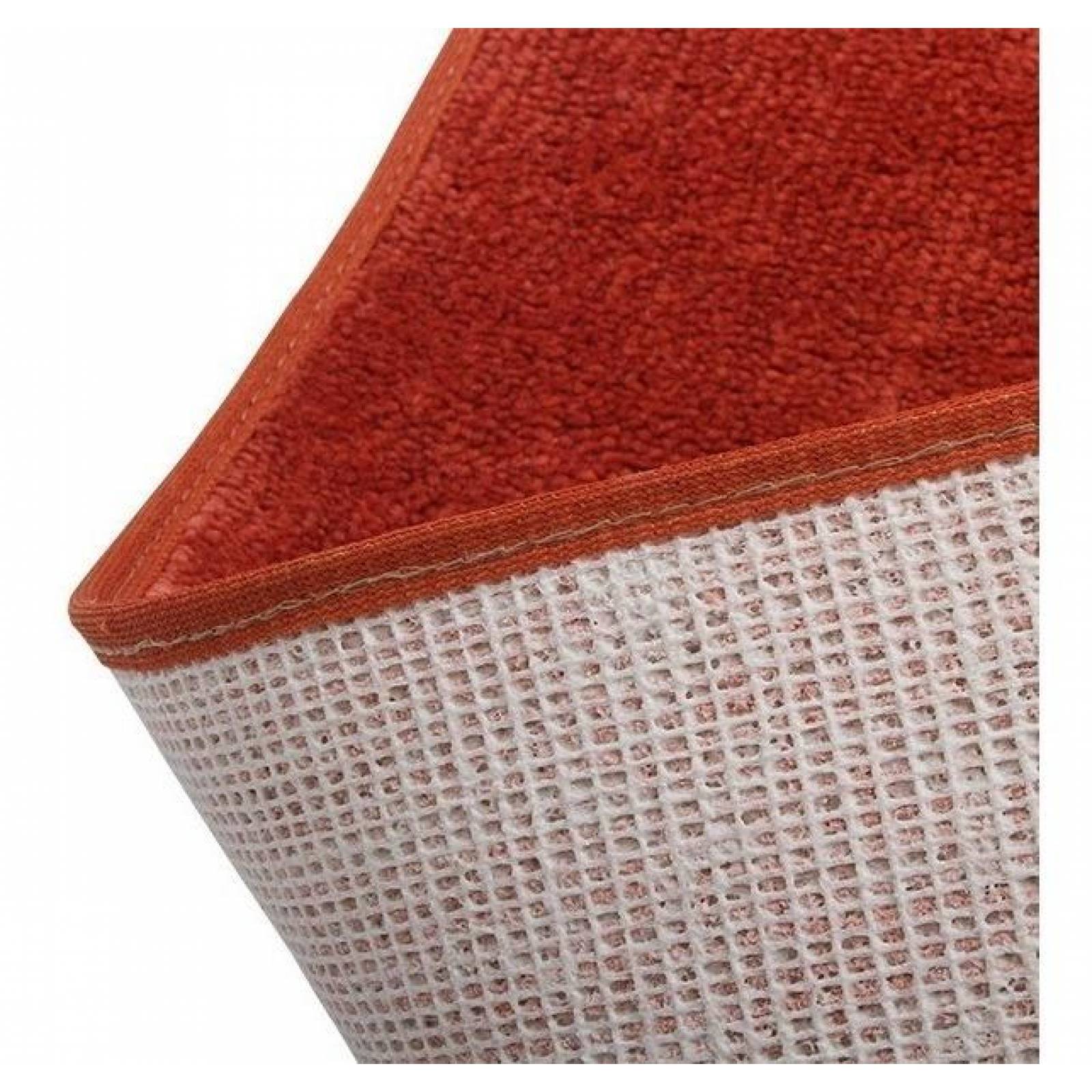 Tapete Rectangular Color Marrron 60 X 90 Cm 