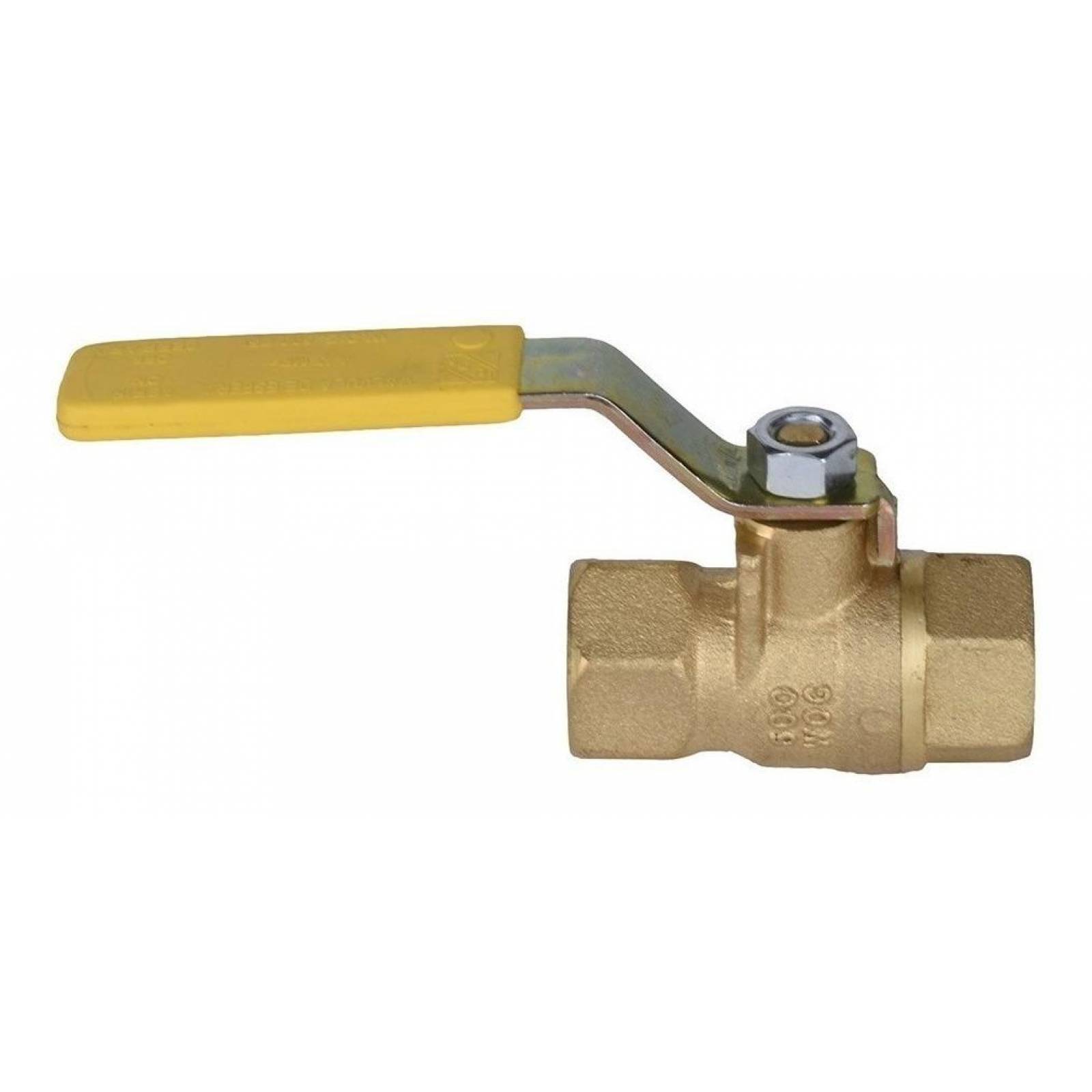 Válvula Esfera Roscada 1/2 Pulgada Dorado Iusa Dh 