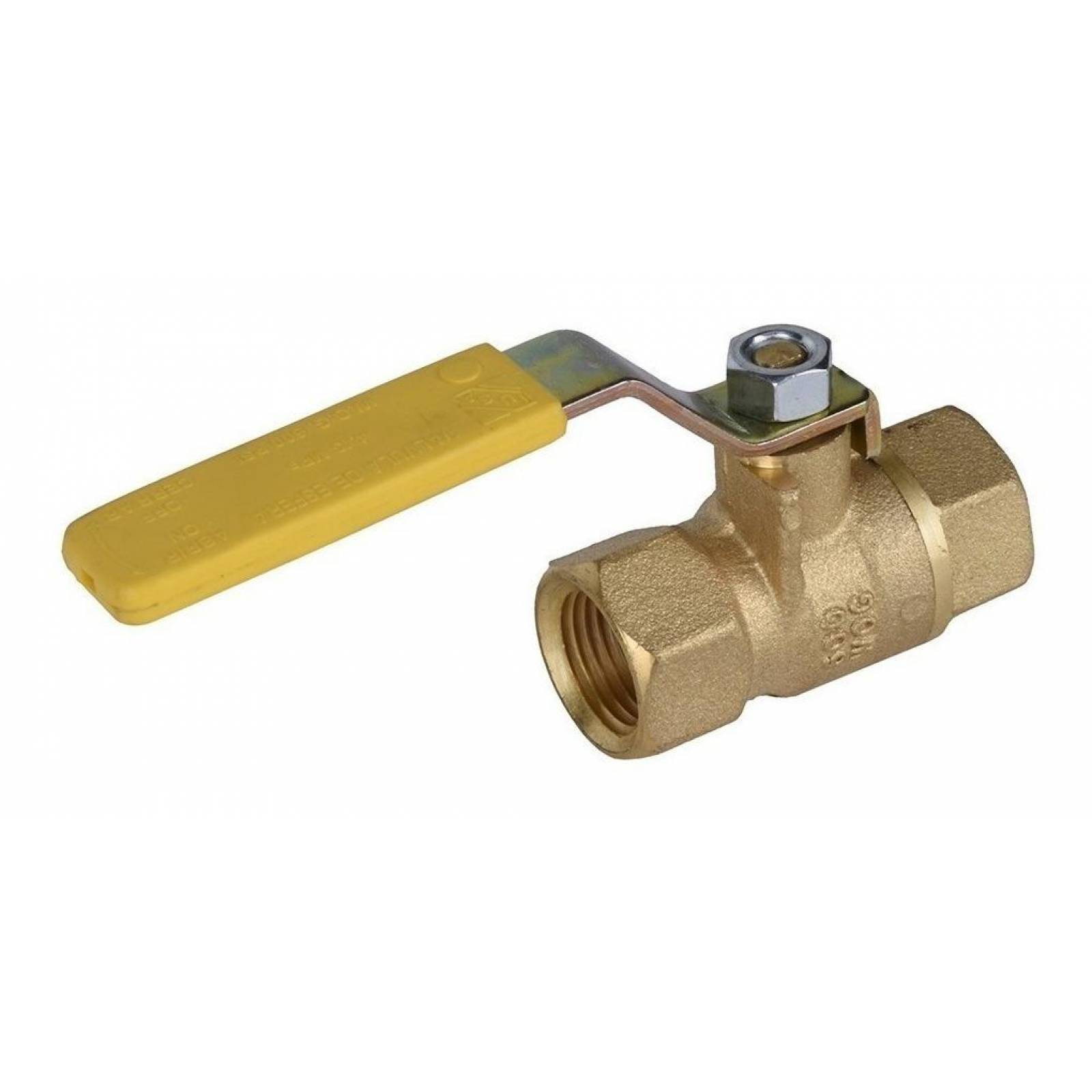 Válvula Esfera Roscada 1/2 Pulgada Dorado Iusa Dh 