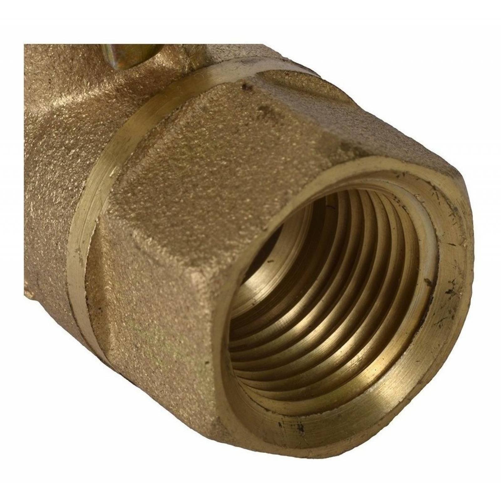 Válvula Esfera Roscada 1/2 Pulgada Dorado Iusa Dh 