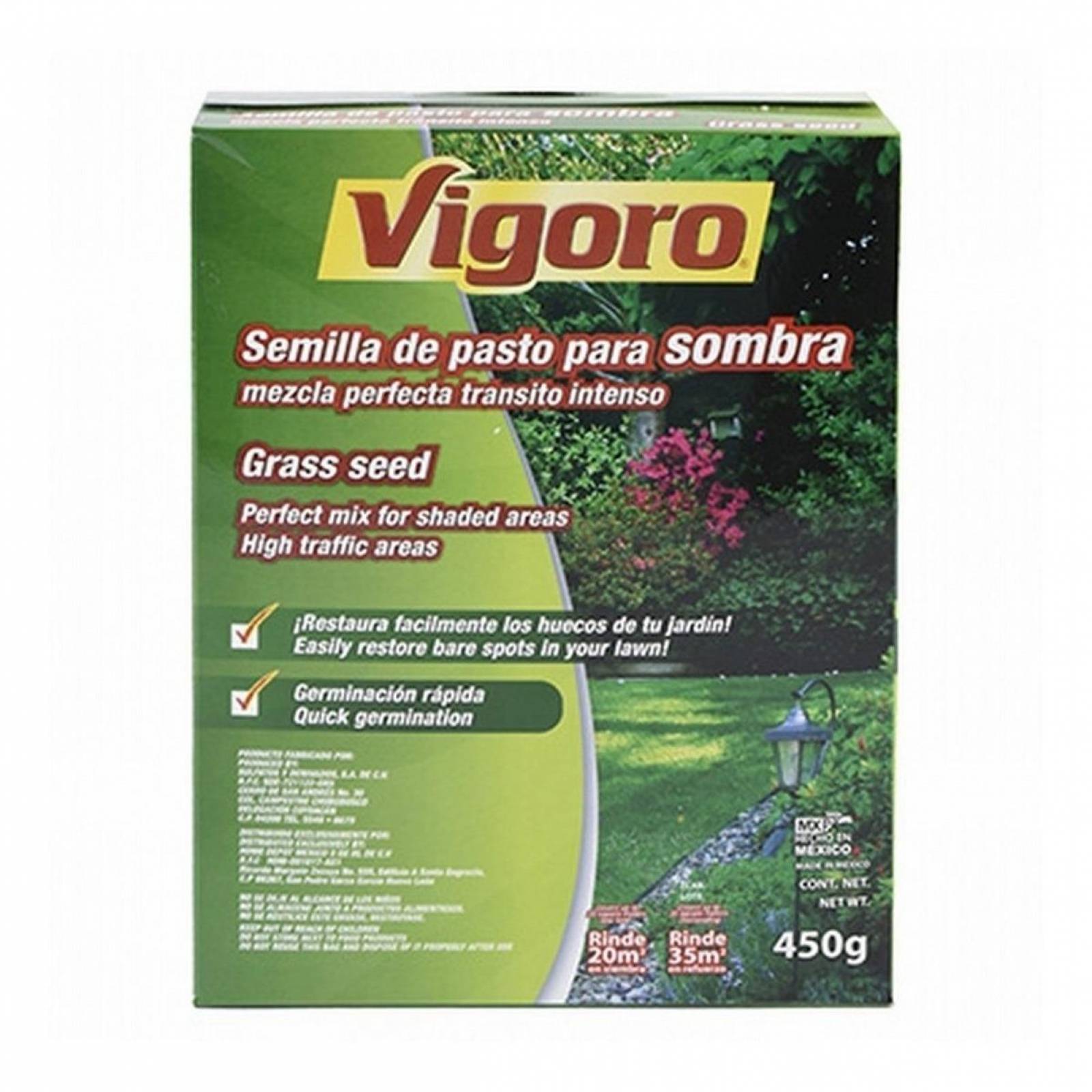 Semilla De Pasto Para Sombra De 450 Gr Vigoro 