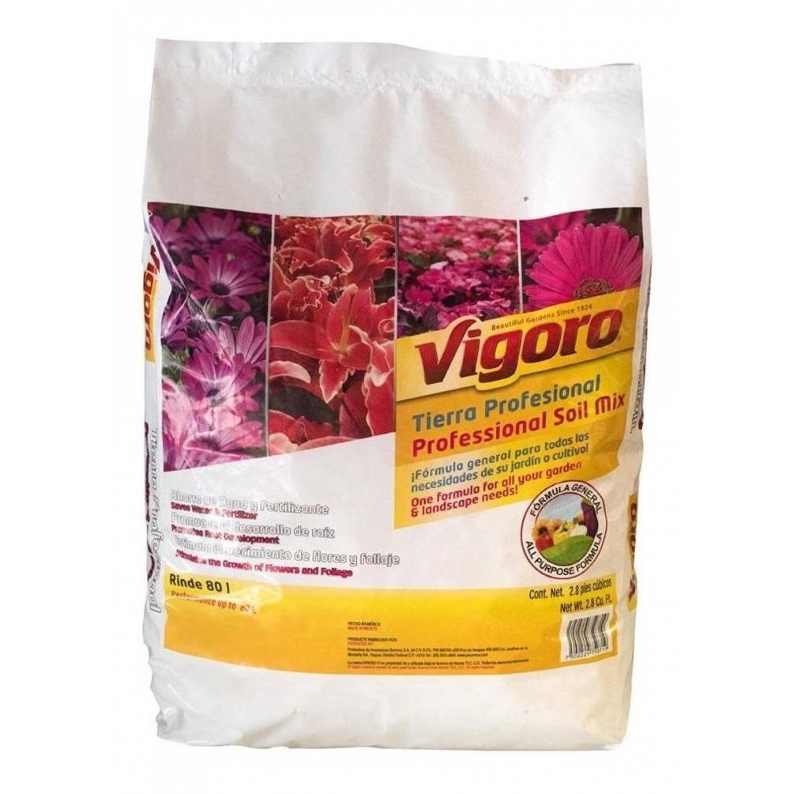 Tierra Profesional De 80 Lt Café Vigoro 