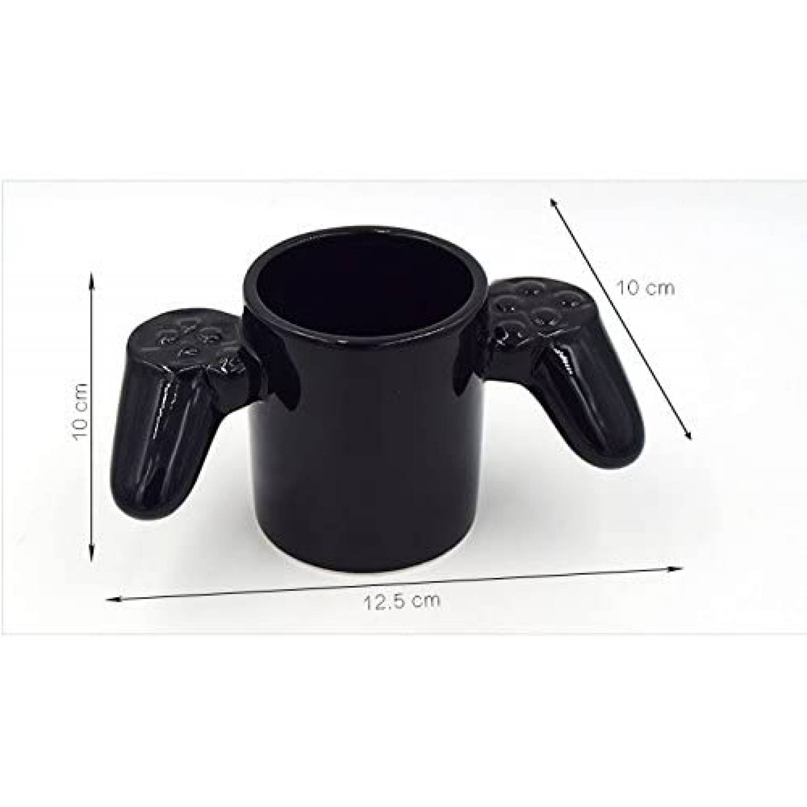  AJR Taza Ceramica Gamer Color Negro De Cerámica