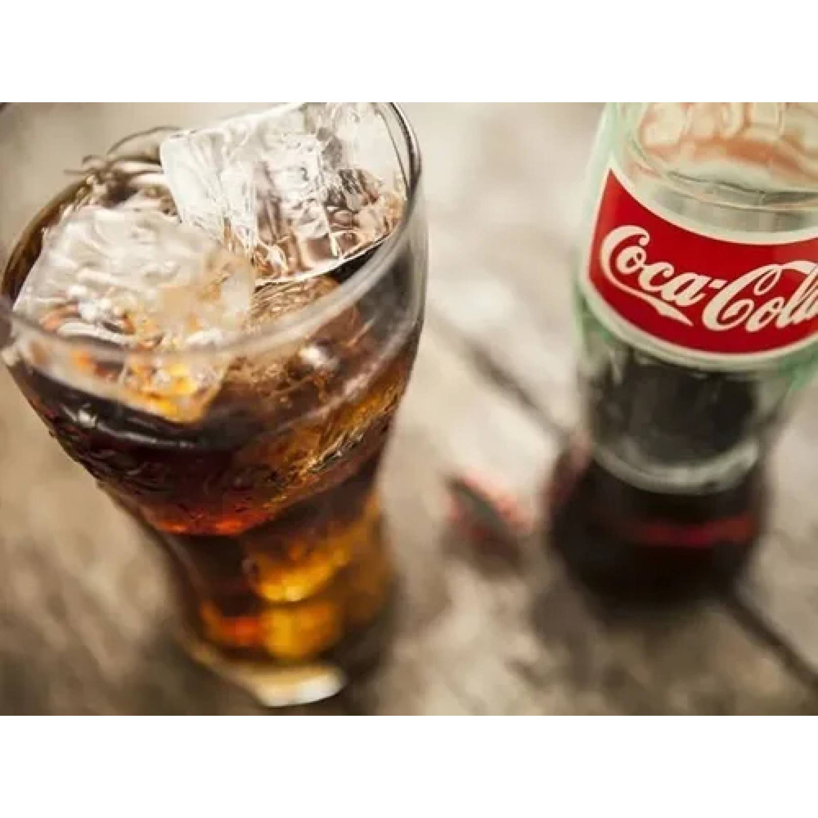 AJR Set de 4 Vasos Coca Cola Glass Color Transparente De Vidrio