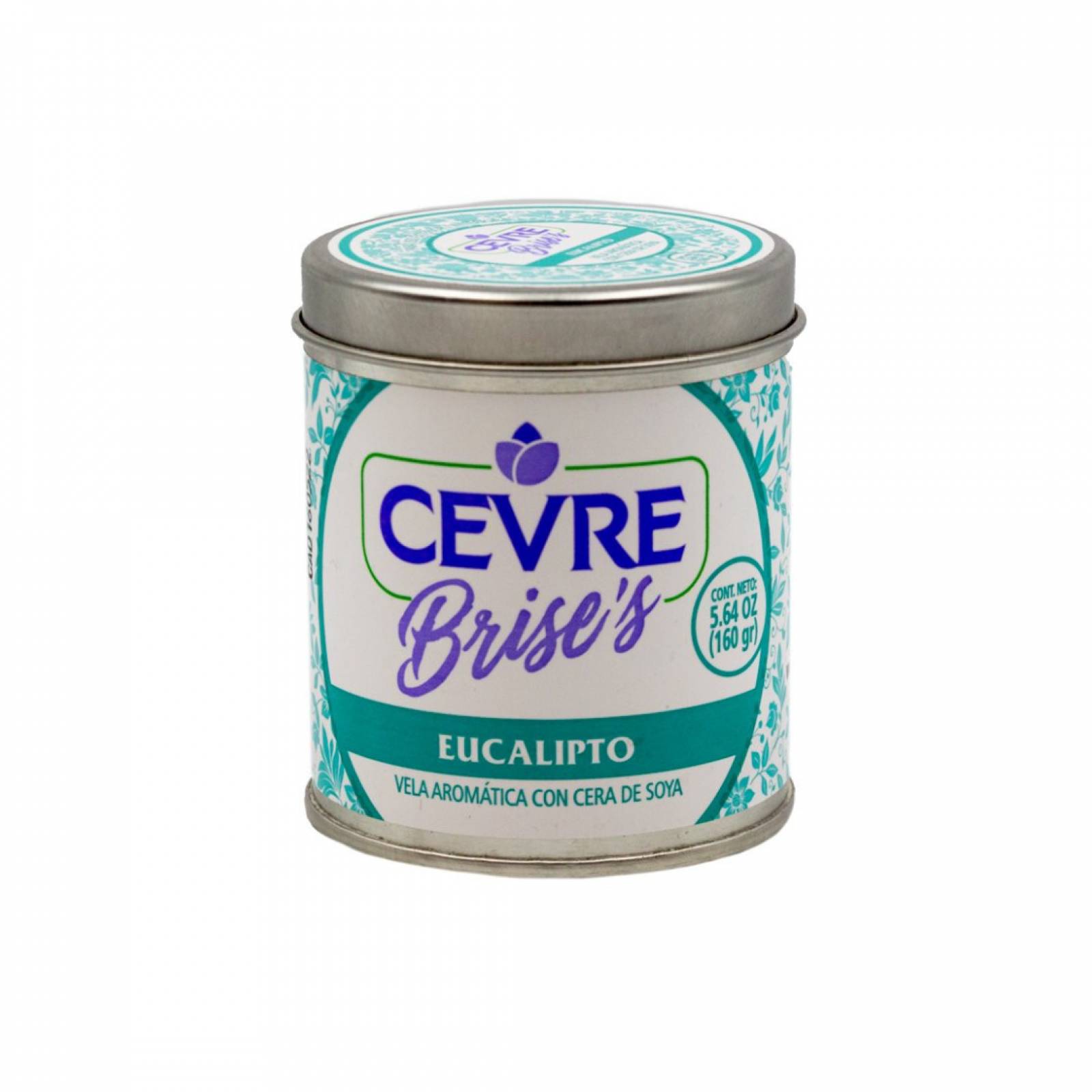 Vela Aromatica de Cera de Soya CEVRE Brise's Eucalipto 160 gr
