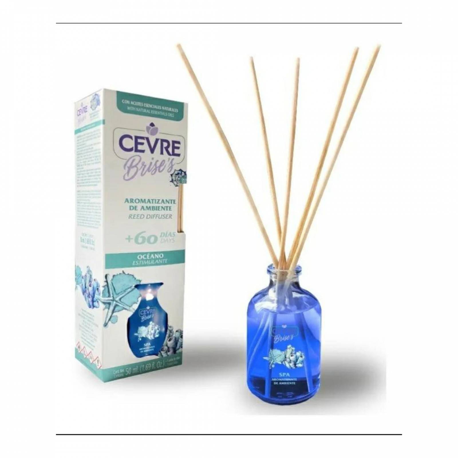Aromatizador de Ambiente CEVRE Brise's Oceano Estimulante 50 ml