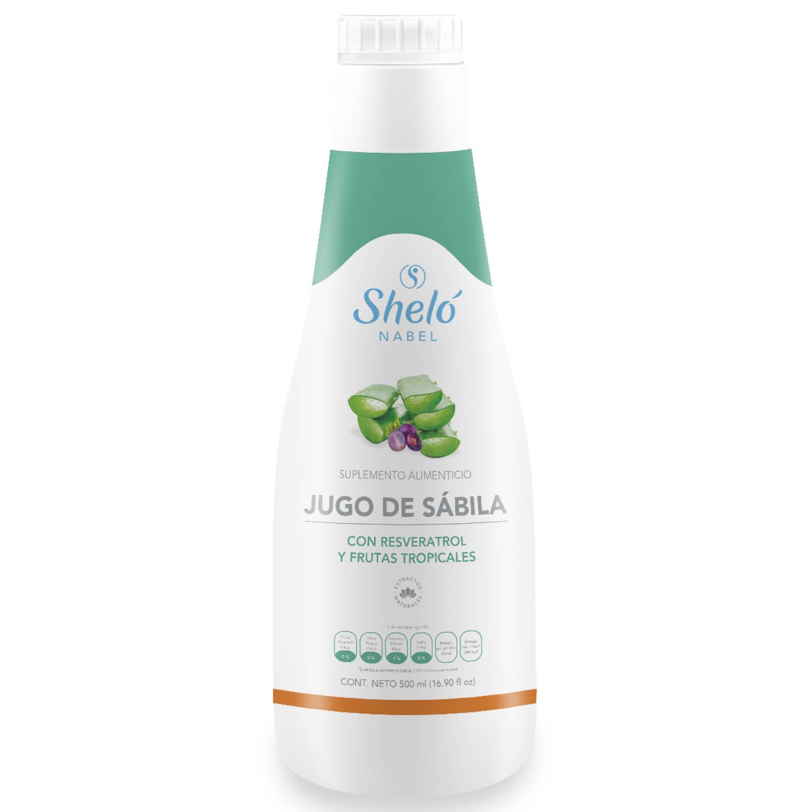 JUGO DE SÁBILA CON REVESTRATROL PARA ACIDEZ ESTOMACAL SHELÓ NABEL