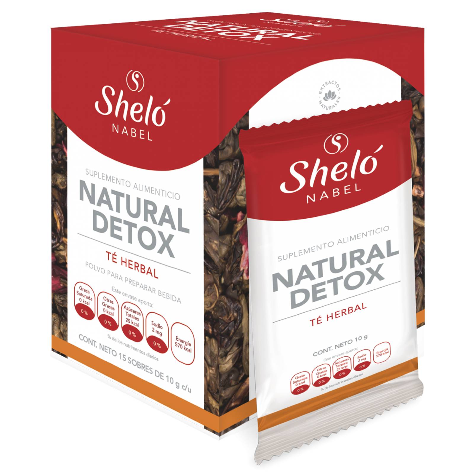 NATURAL DETOX TÉ HERBAL PARA EQUILIBRIO CORPORAL SHELÓ