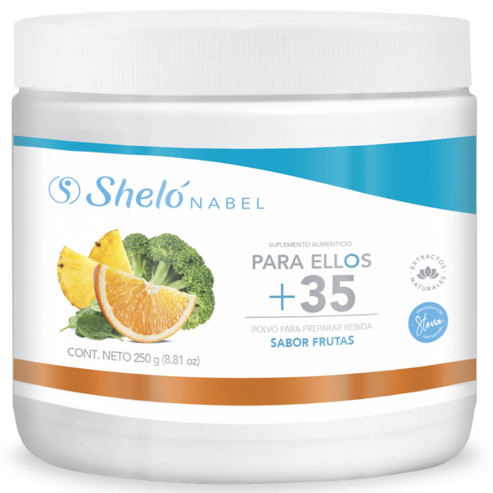 Multivitamínico Natural para Hombres +35 250g Sheló