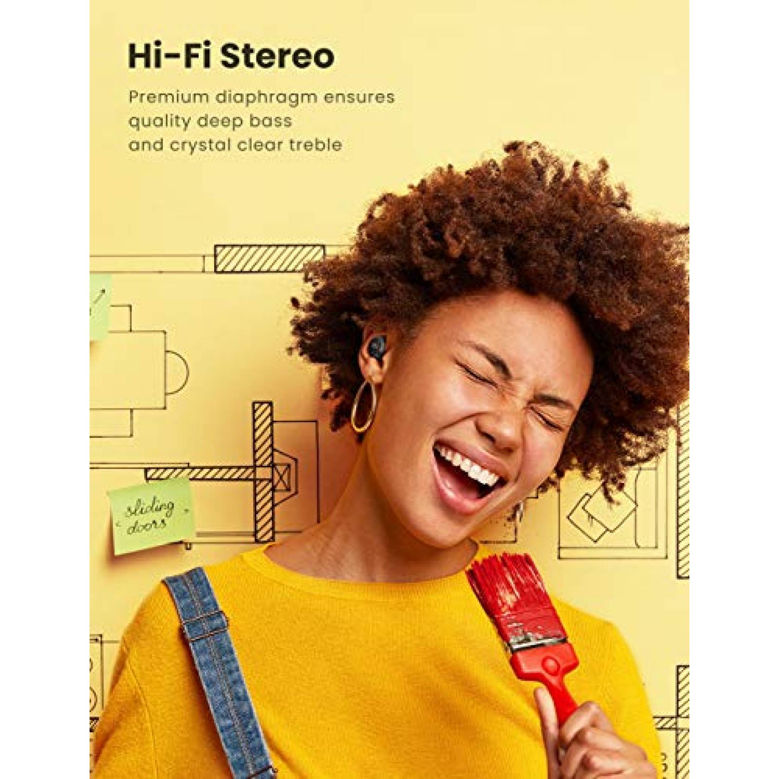 UGREEN Auriculares inalámbricos Bluetooth 5.0 Wireless    Samsung Huawei Motorola