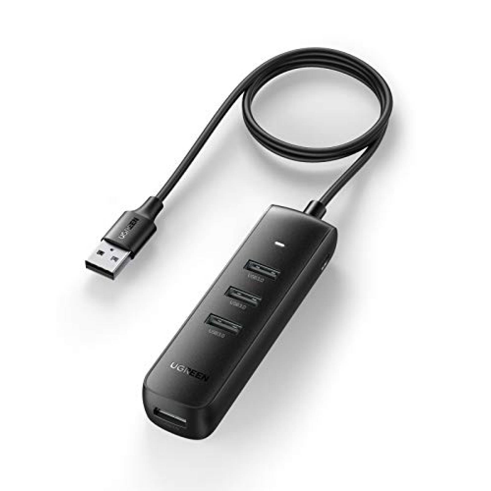 UGREEN Cable adaptador de audio USB A a Lightning, certificado MFi, de  nailon trenzado, USB 3.0 macho a Lightning hembra, convertidor de dongle