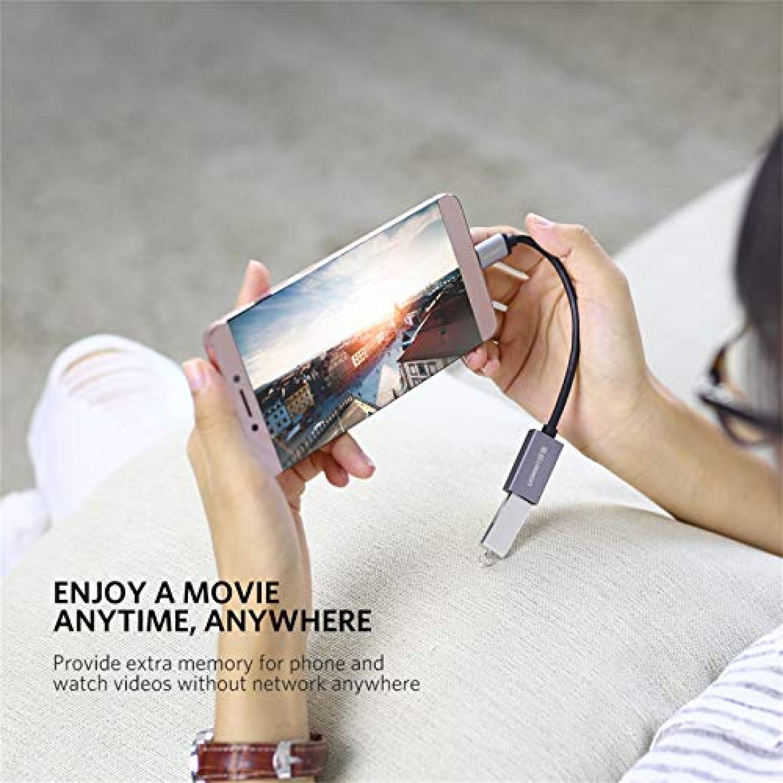 UGREEN USB C OTG Cable USB Tipo C Macho a USB 3.0 A Hem  OnePlus Carcasa Aluminio