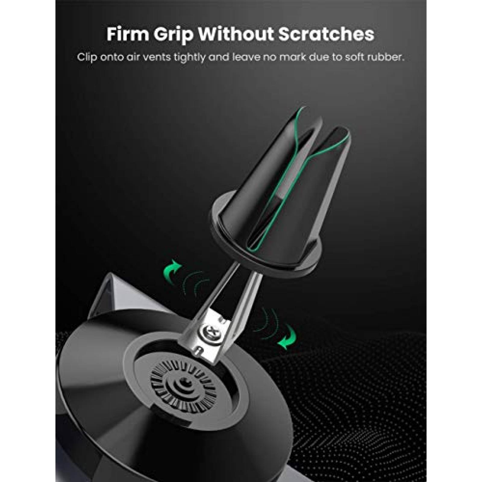 UGREEN Soporte Celular Auto Rejilla de Aire Ventilación lus S10 S9 Huawei P40Gris