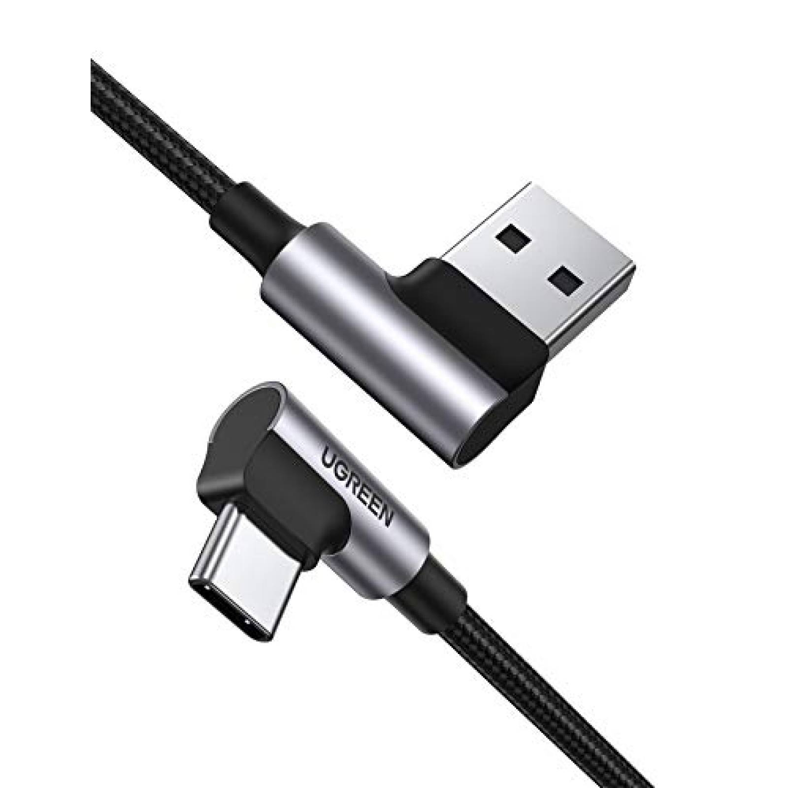 UGREEN Cable USB Tipo C 2 90 Grados USB C Cable Carga R otorola Sony y Tableta 3M
