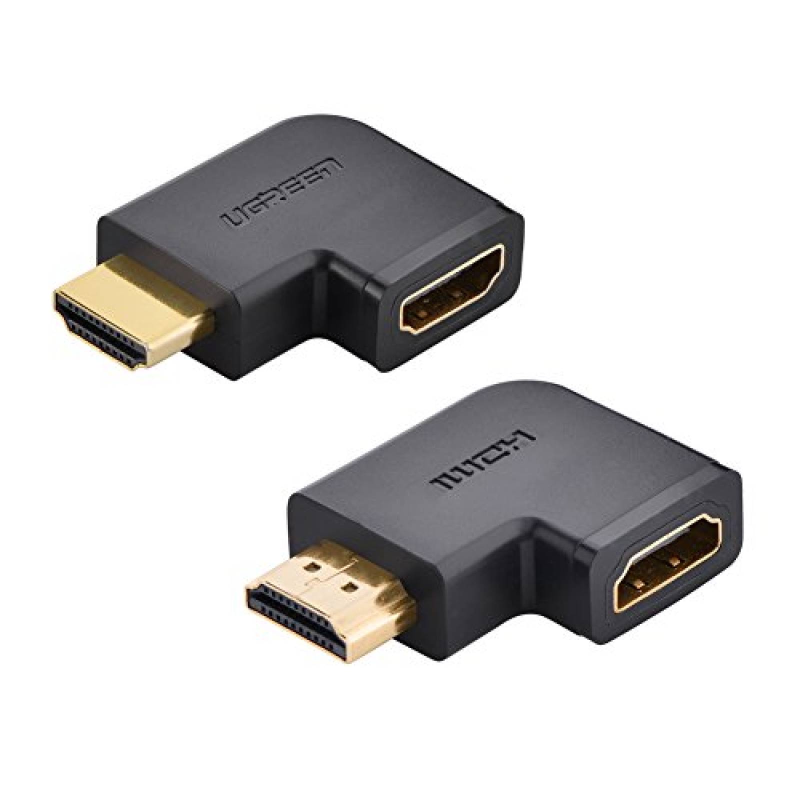 Ugreen Adaptador HDMI macho a hembra 90 +270 Grado ángu o Recto de Alta Velocidad