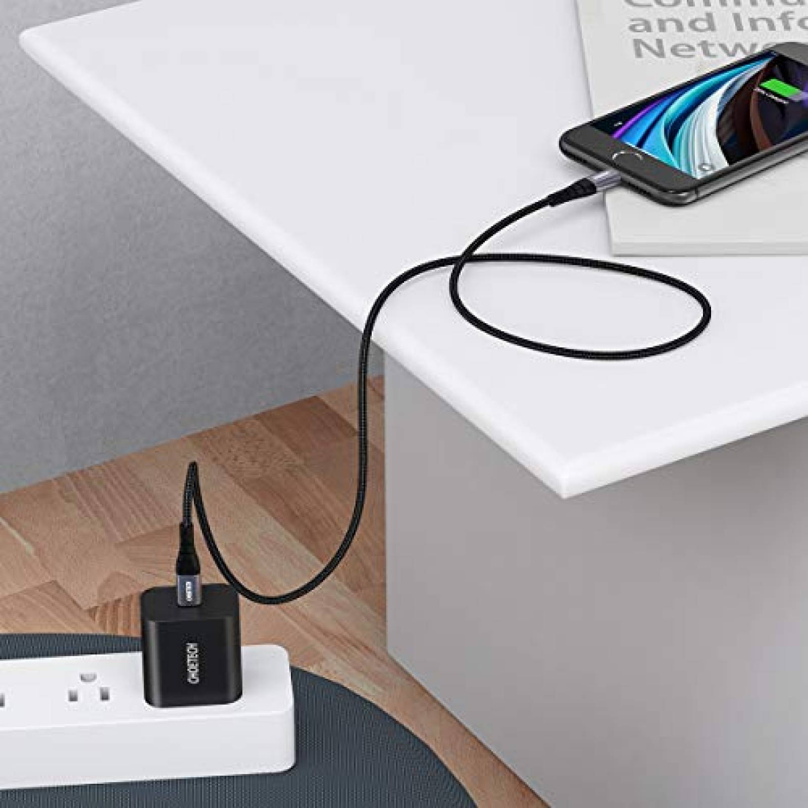 Funda Cargador Rapido iPhone,CHOETECH Cargador Tipo C PD irPods Pro