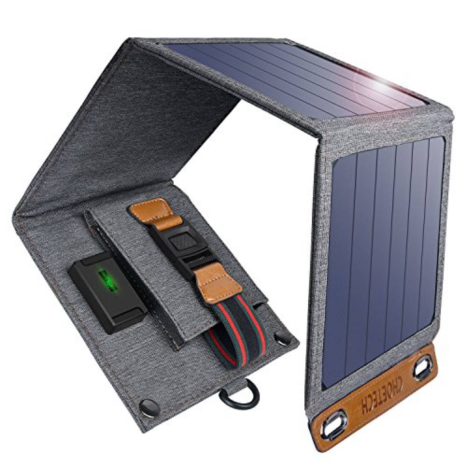Funda CHOETECH Cargador Solar Plegable, 14W Cargador Ext r/Mini etc