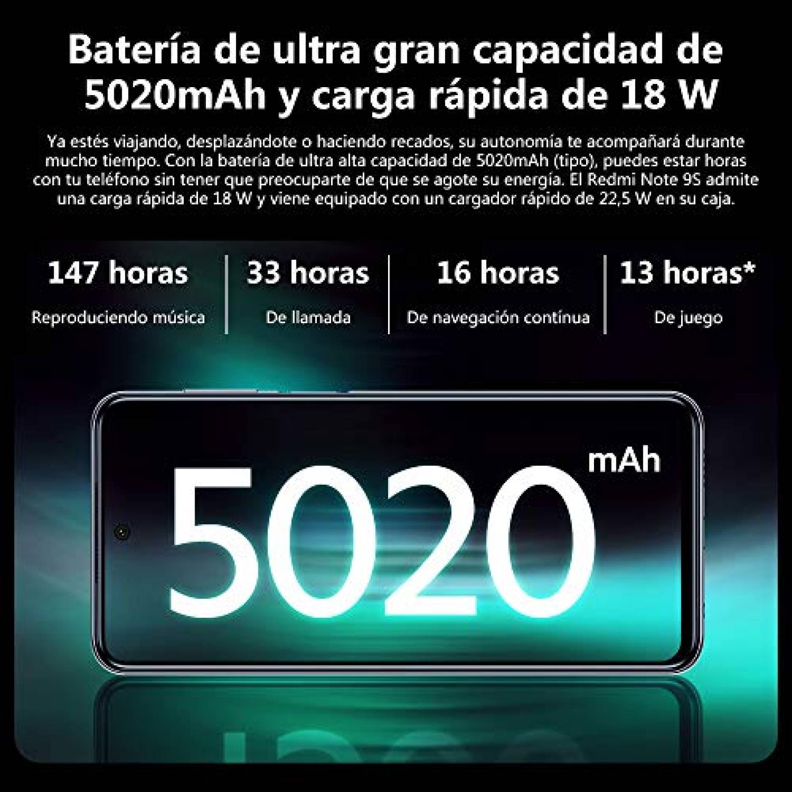 Xiaomi Redmi Note 9S 4Gb 64Gb Azul