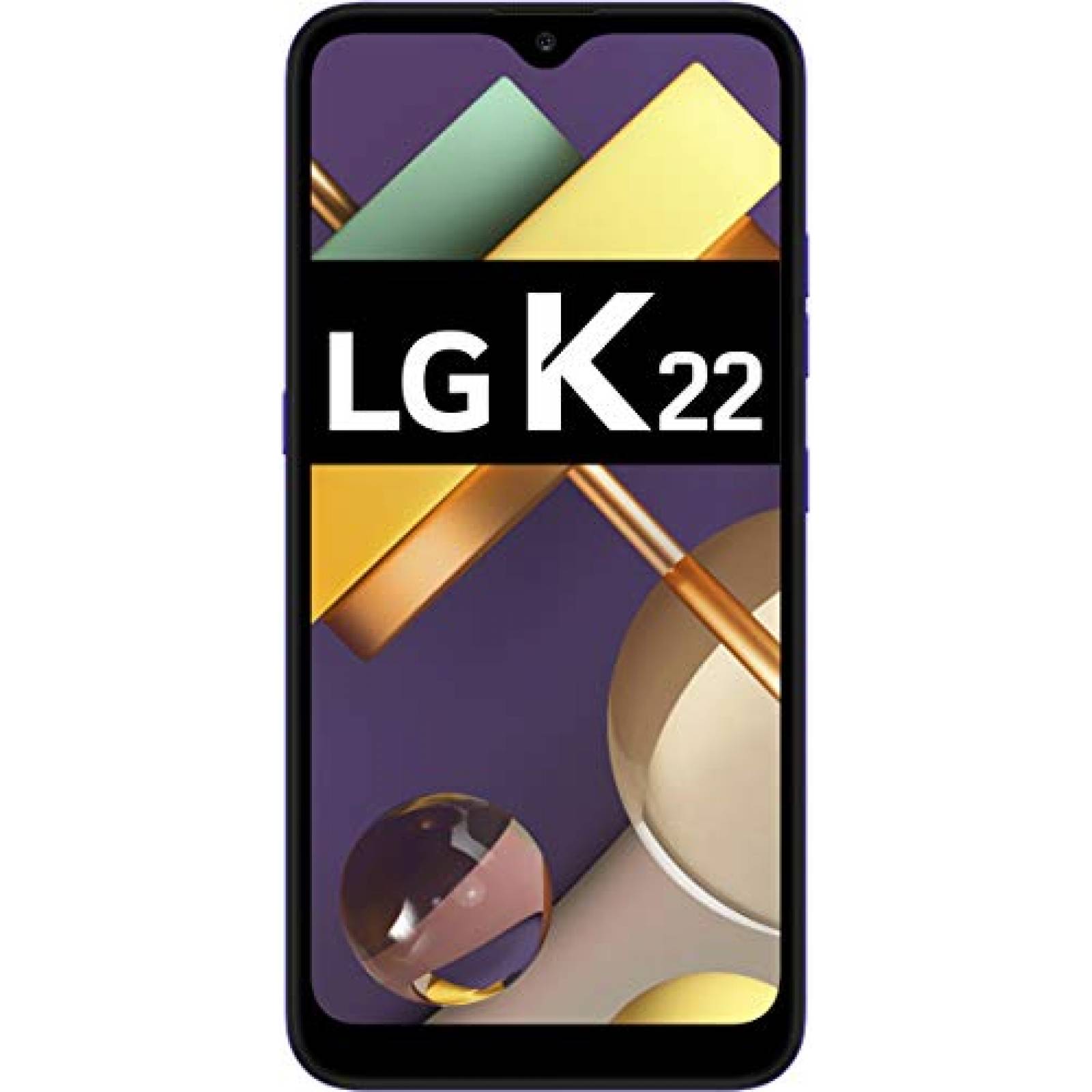 LG K22 Azul Móvil 4g Dual Sim 6.2 IPS HD+ Quadcore 32gb 2gb Ram Dualcam 13mp Selfies 5mp