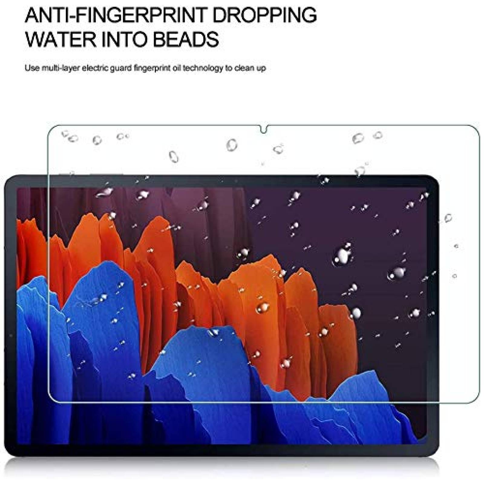 Funda Samsung Galaxy Tab S7 Plus SMT970/T975/T976, Mica  ansparente