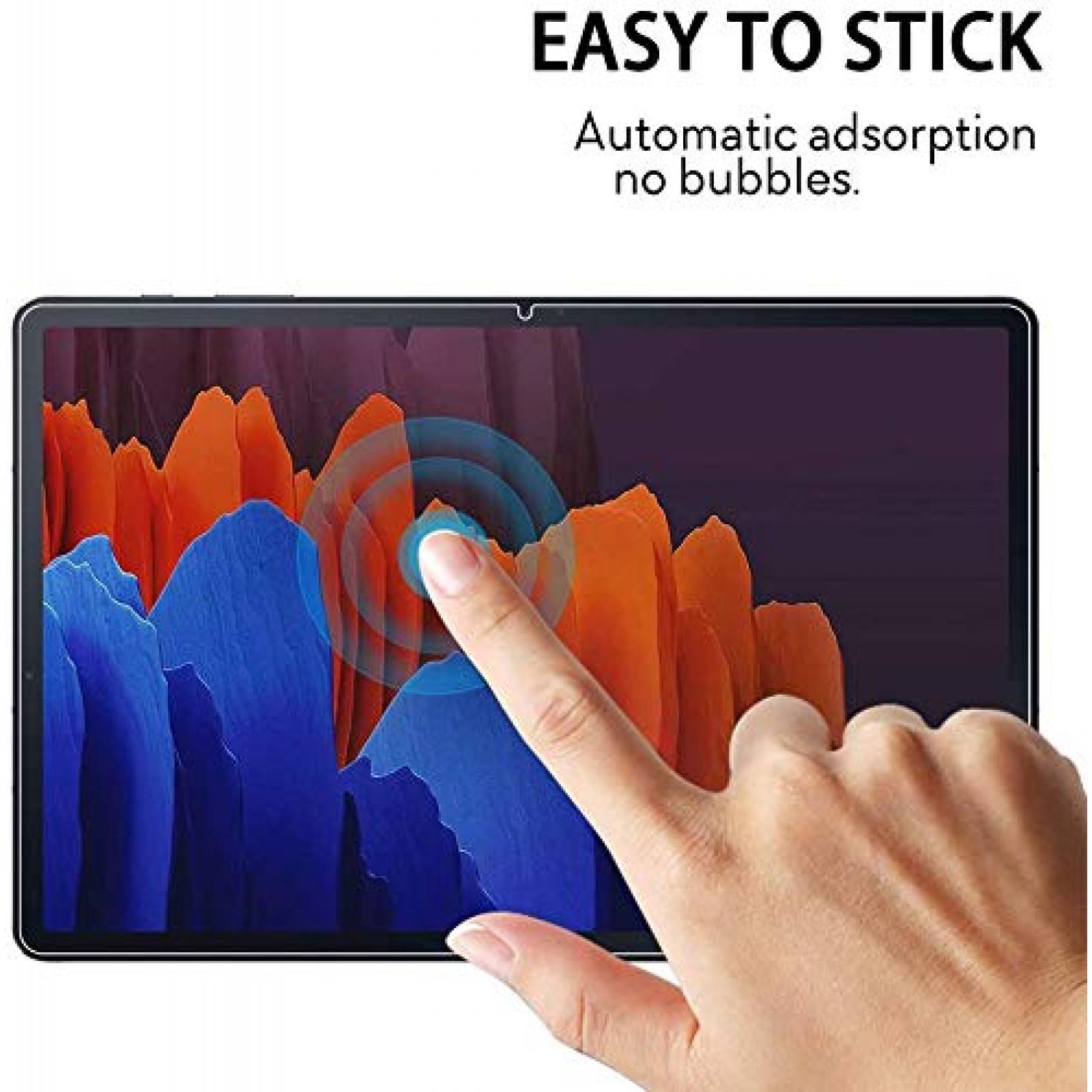 Funda Samsung Galaxy Tab S7 Plus SMT970/T975/T976, Mica  ansparente