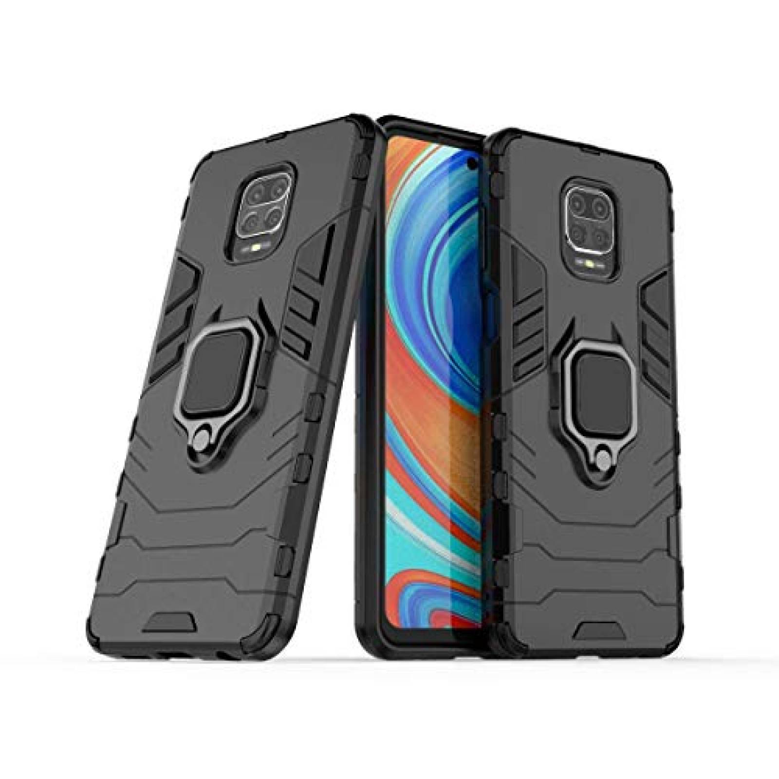 Funda Befly Funda Xiaomi Redmi Note 9S/ Redmi Note 9 Pro orte Negro