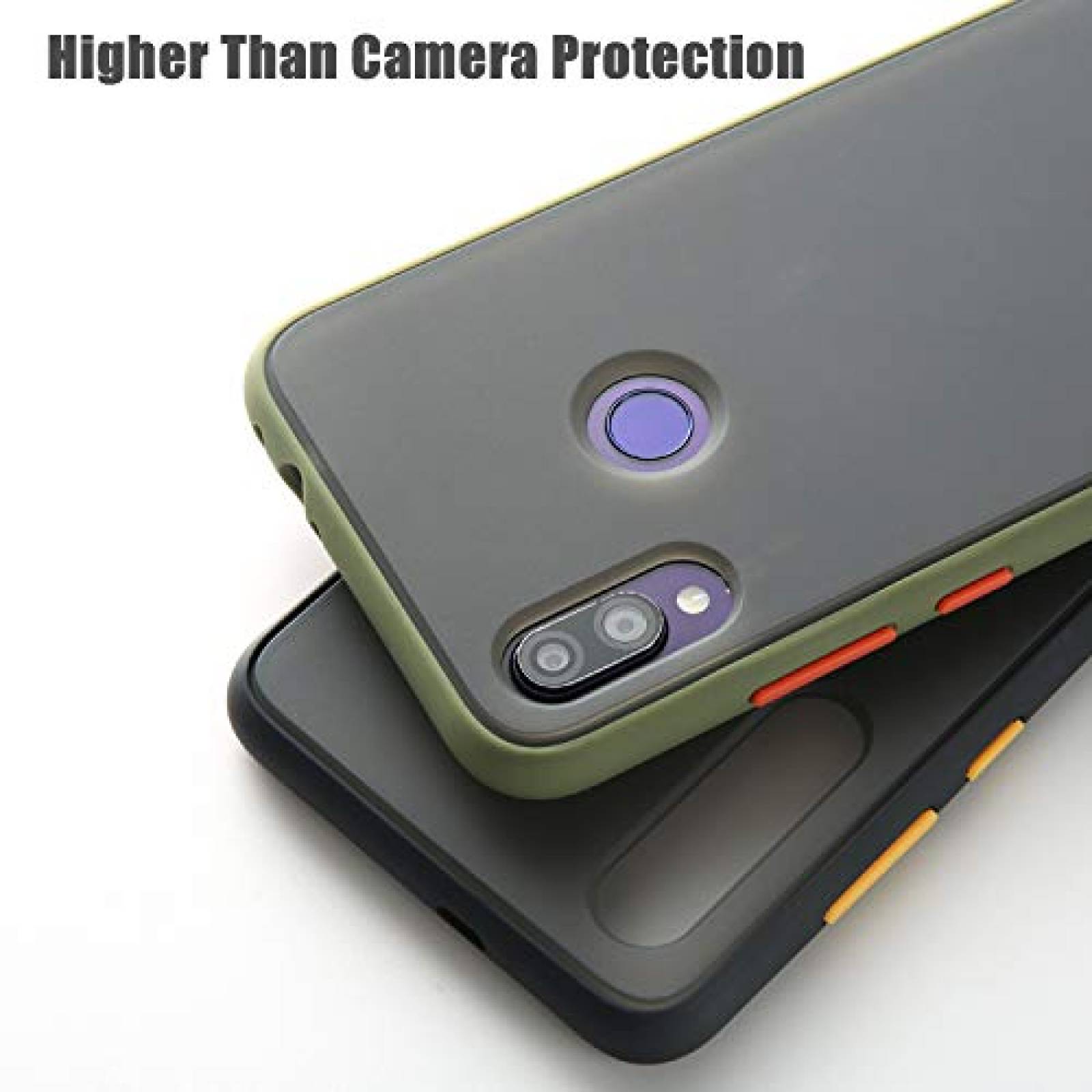 Funda Befly Funda para Moto G8 Play/One Marco, Protector rde Oscuro