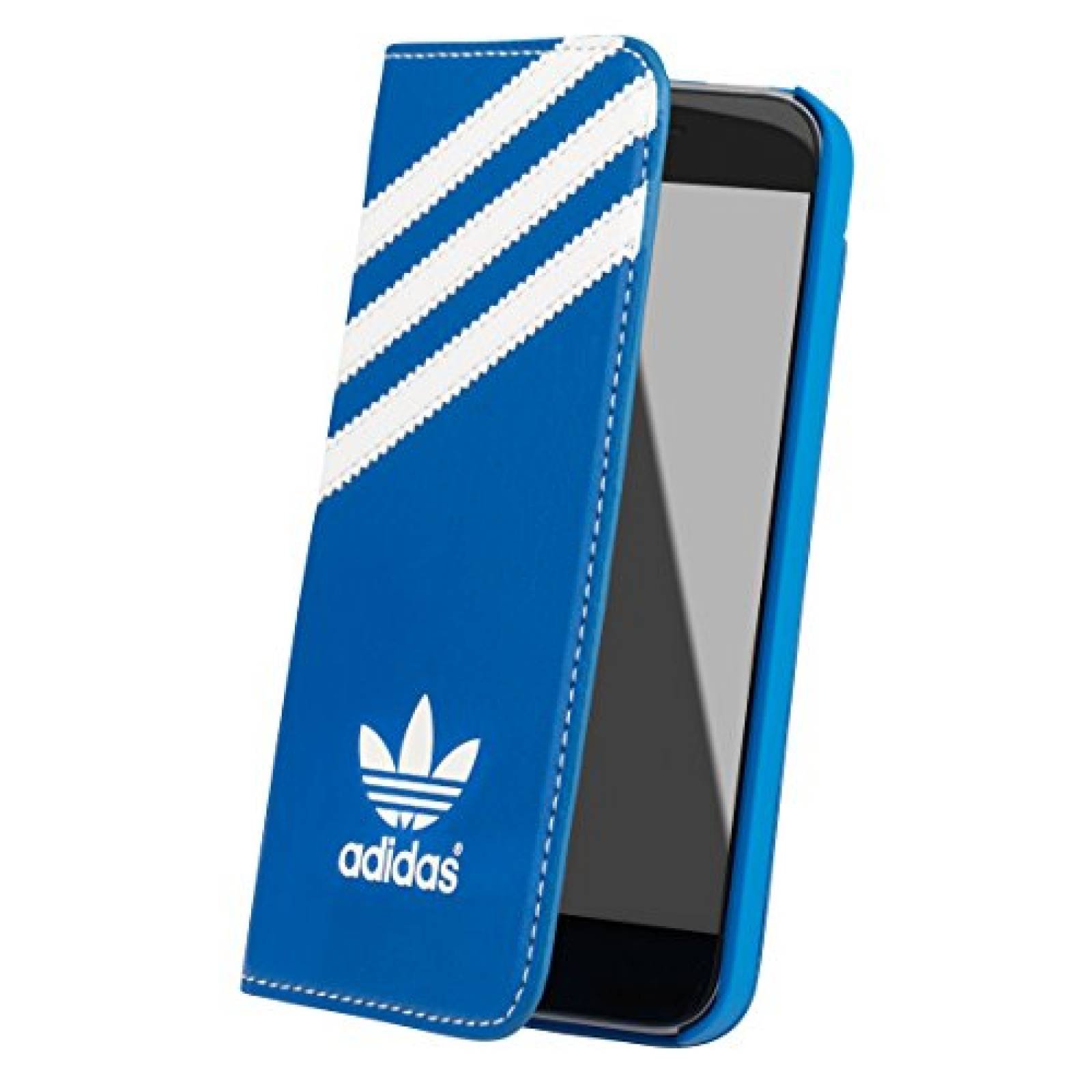 Sicilia cantidad de ventas costo Funda Adidas 15842 Funda Booklet Stripes Iphone 5/5S, azul