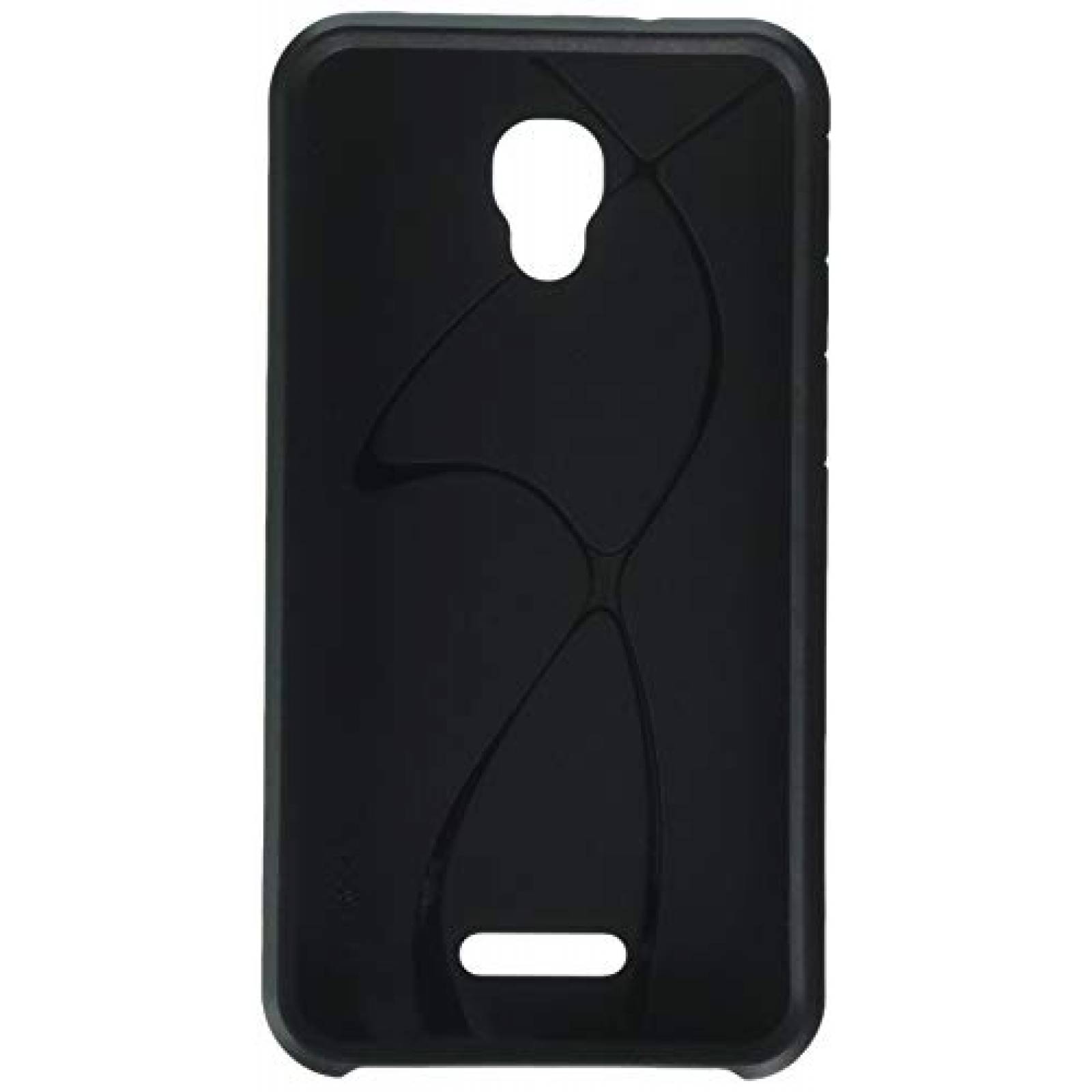 Funda Asmyna Cell Phone Case for Alcatel Pop4+/One Touch ack/Black.