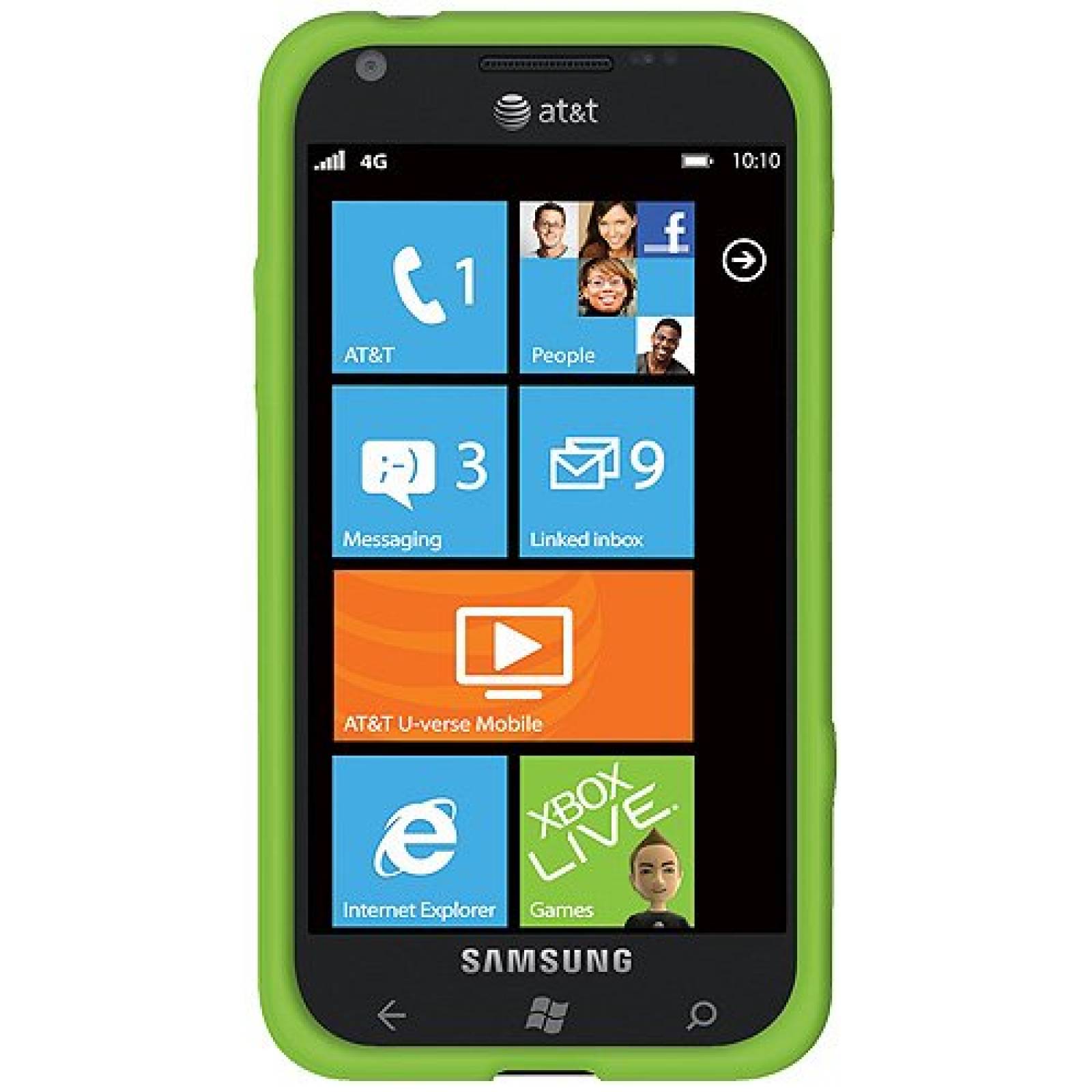 Funda Amzer AMZ93256 Silicone Jelly Skin Case Cover for  937, Green