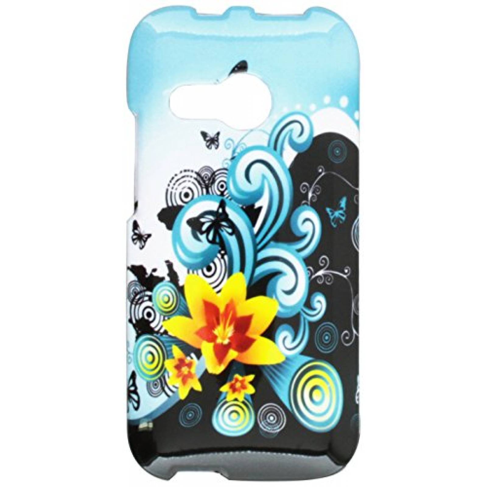 Funda HRWireless Design Cover for HTC One Remix M8 Mini  ellow Lily