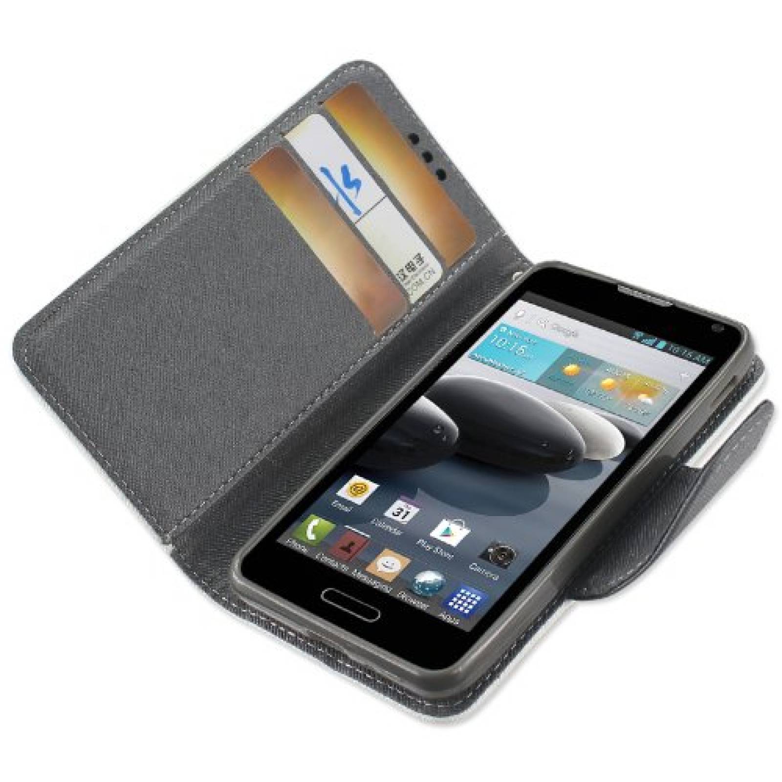 Funda Reiko Protector de Pantalla para LG Optimus F6 - e ansparente