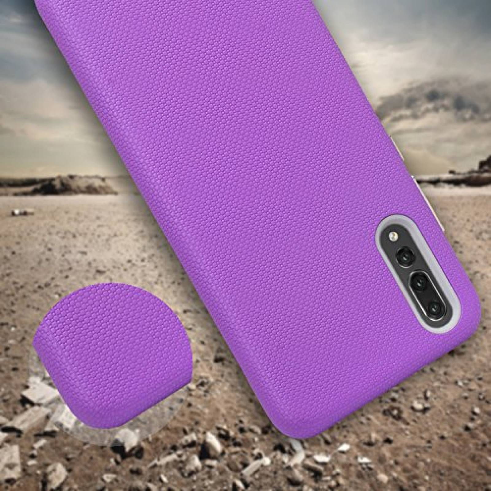 Funda CoverLab Funda Case para Huawei P20 Pro, Doble Pro lor Morado