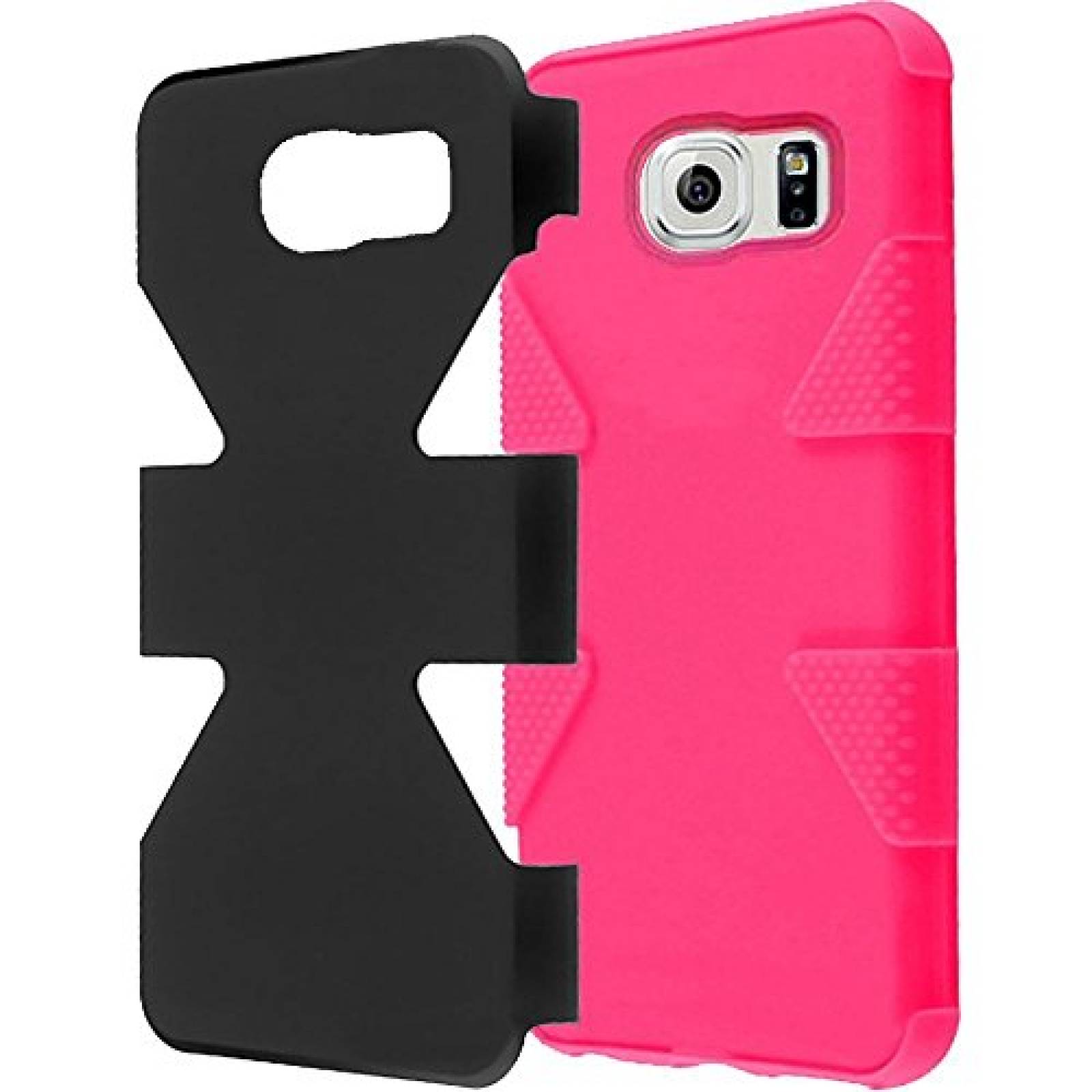 Funda HRWireless Samsung Galaxy S6 Edge Dynamic Cover - k/Hot Pink