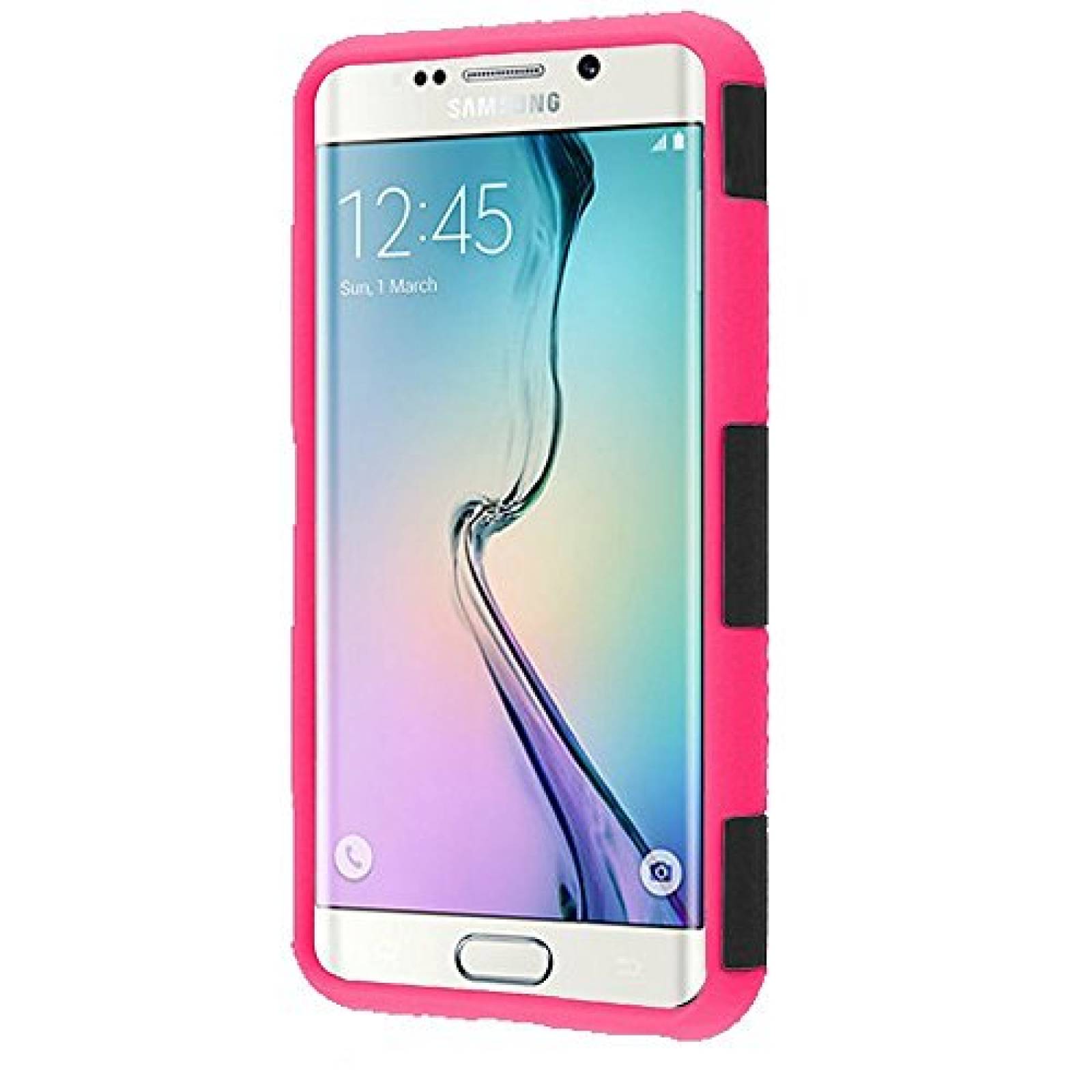 Funda HRWireless Samsung Galaxy S6 Edge Dynamic Cover - k/Hot Pink