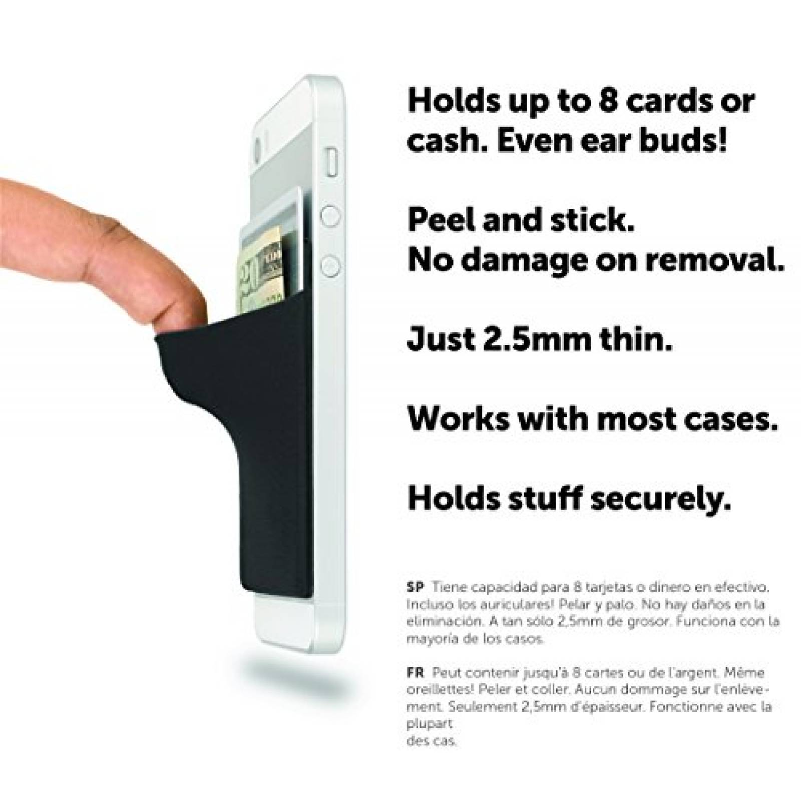 Funda CardNinja Ultra-Slim Self Adhesive Credit Card Wal altree APC