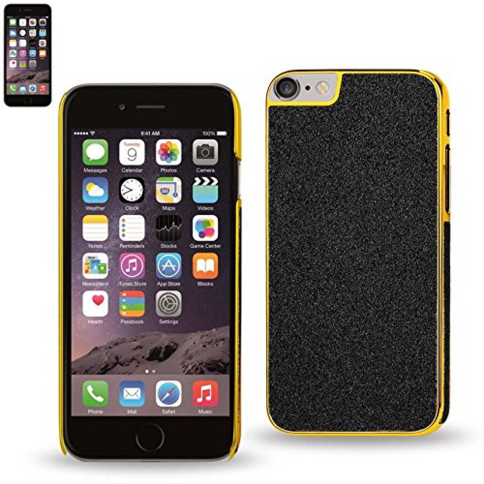 Funda Reiko Glitter Shell Phone Case for iPhone 6/6S Plu ng - Black