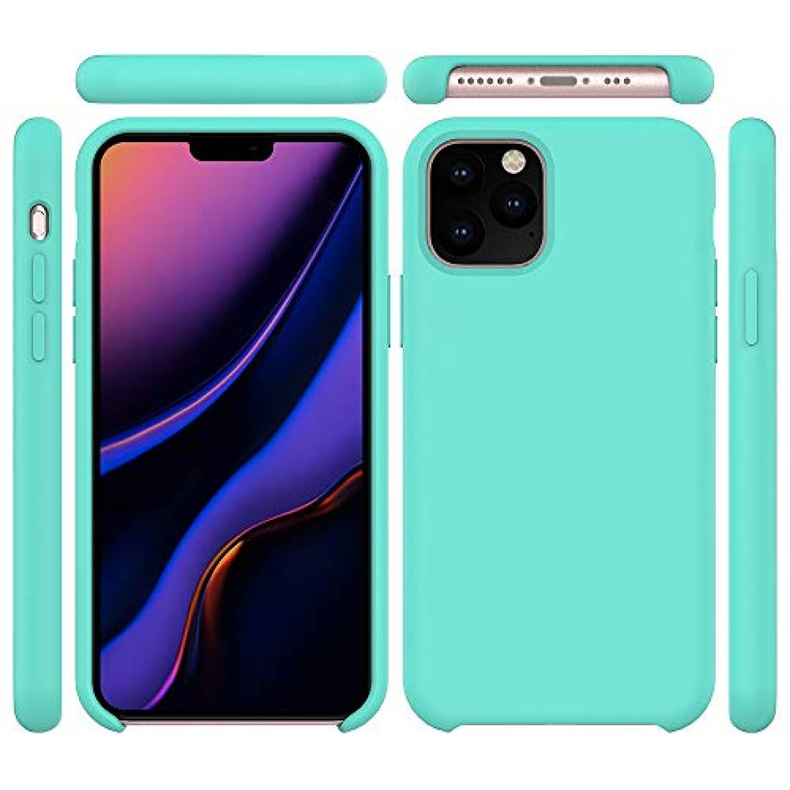 Funda IQACCESS IP11PROMXSSILTL Funda Case para iPhone 11 icon Menta