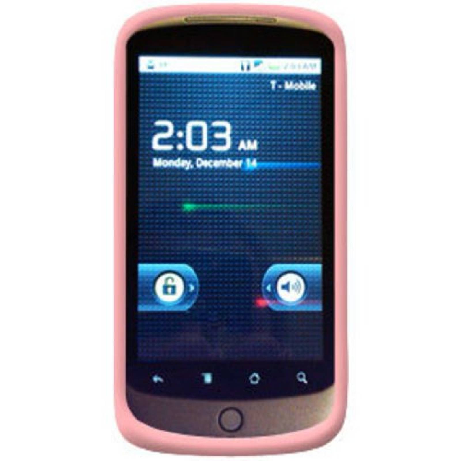 Funda Amzer Silicone Skin Jelly Case for Google Nexus On  Baby Pink