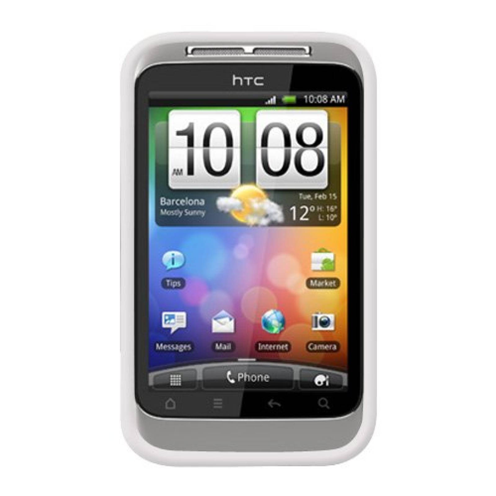 Funda Amzer Silicone Skin Jelly Case for HTC Wildfire S  ack - Case