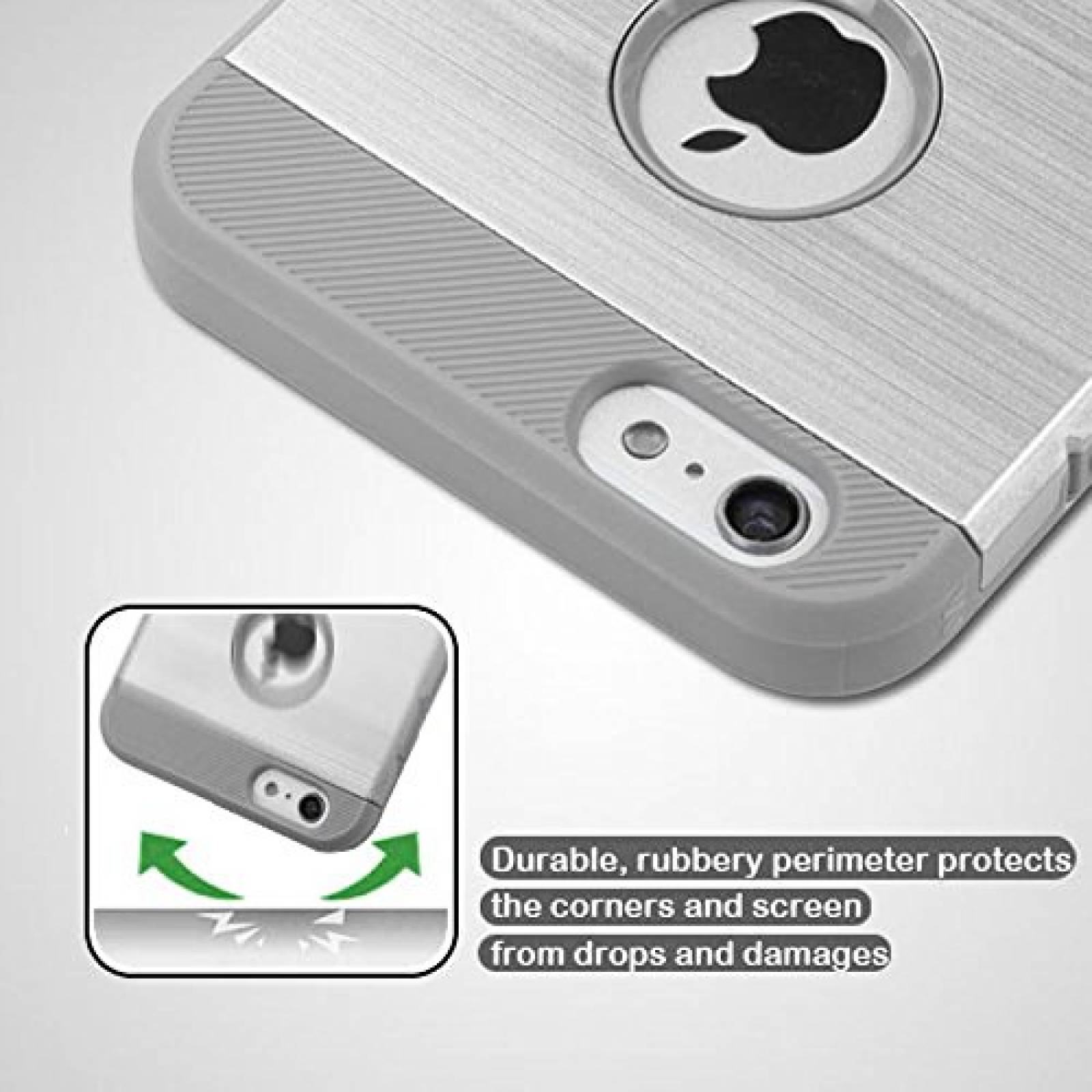 Funda Asmyna teléfono Celular para Apple iPhone 6s Plus/  Cepillado
