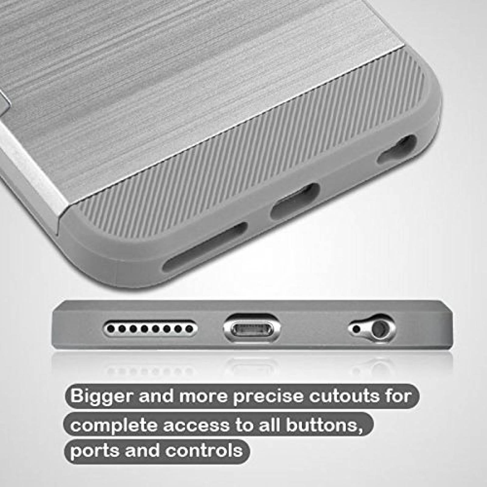 Funda Asmyna teléfono Celular para Apple iPhone 6s Plus/  Cepillado