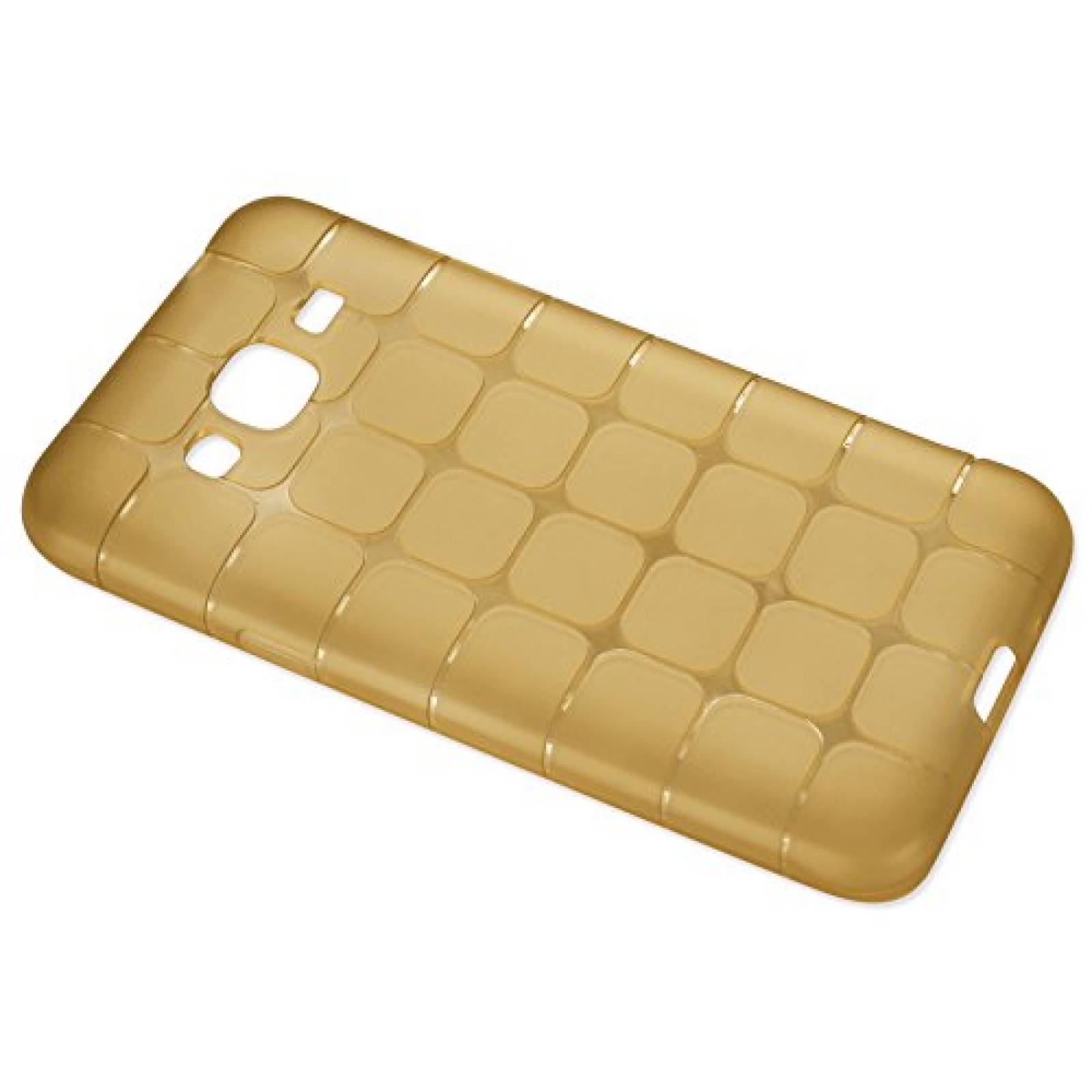 Funda Reiko TPU10-SAMJ3CLGD Crystalline Slim-Fit TPU Cas Clear/Gold
