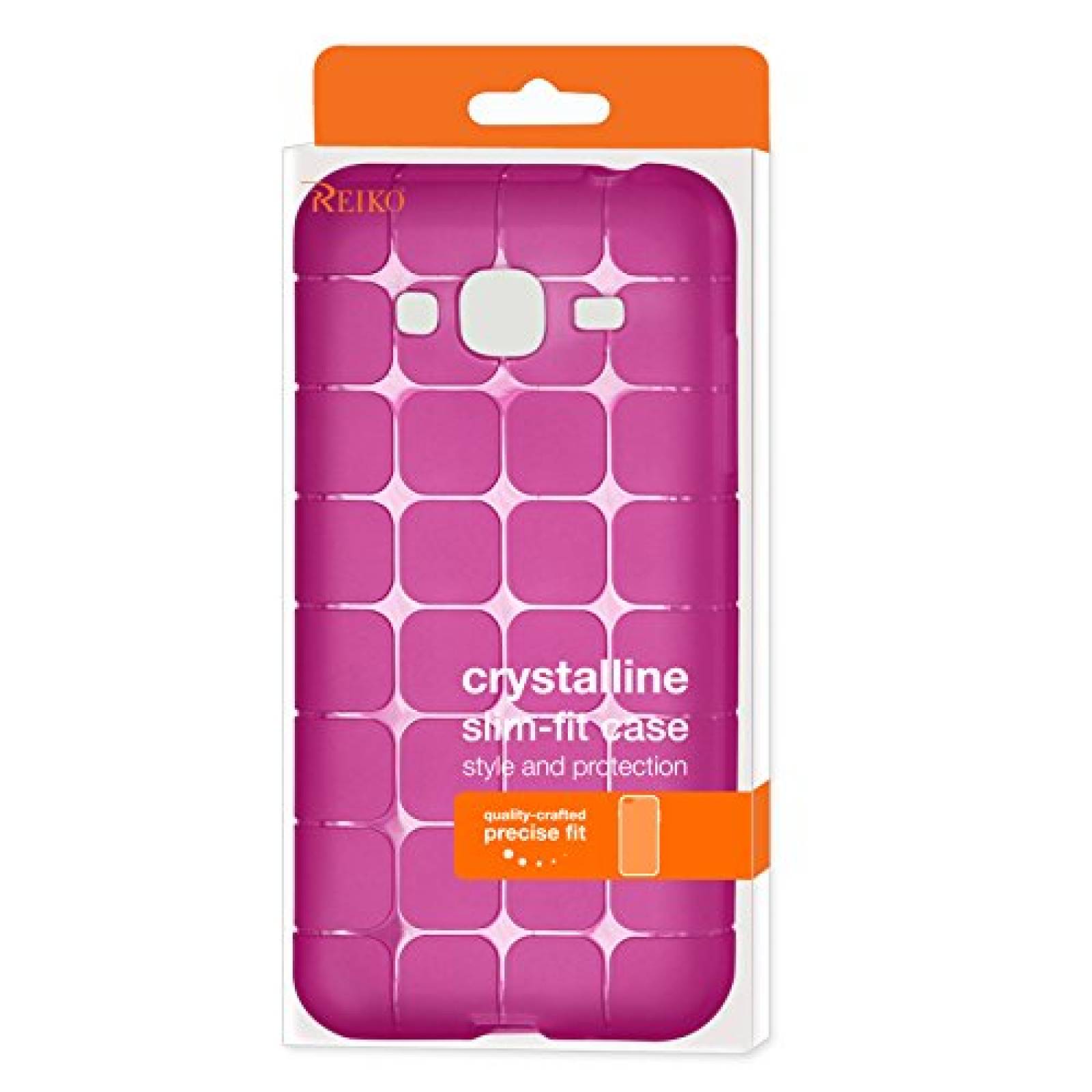 Funda Reiko TPU10-SAMJ3CLPK Crystalline Slim-Fit TPU Cas Clear/Pink