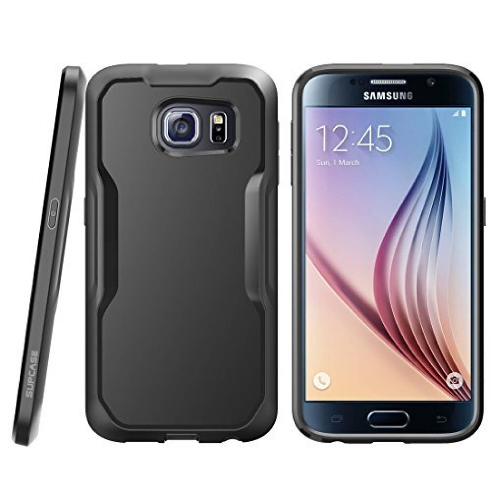 Funda SUPCASE Unicorn Beetle Serie Premium Galaxy S6 Car egro/Negro