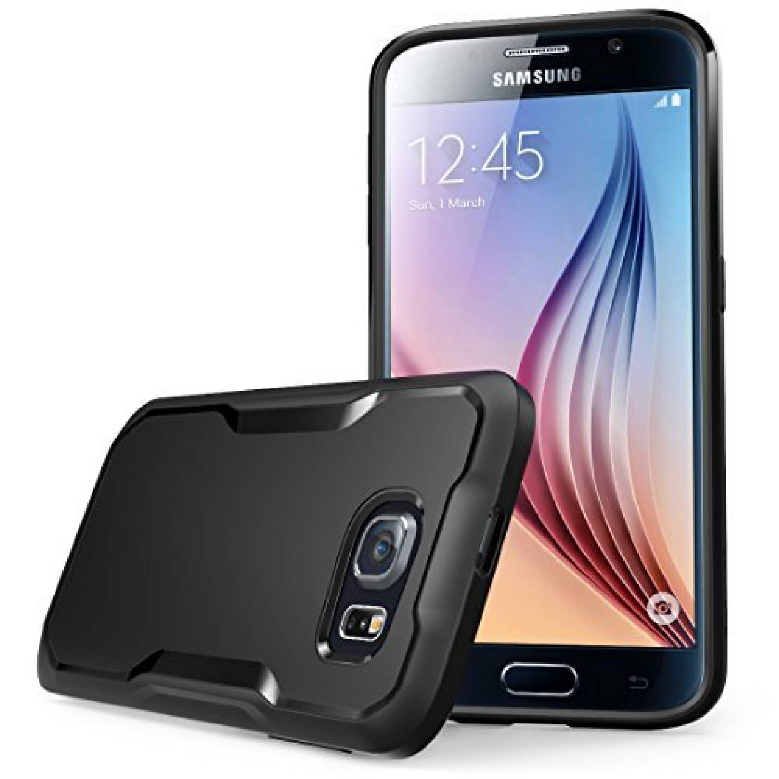 Funda SUPCASE Unicorn Beetle Serie Premium Galaxy S6 Car egro/Negro